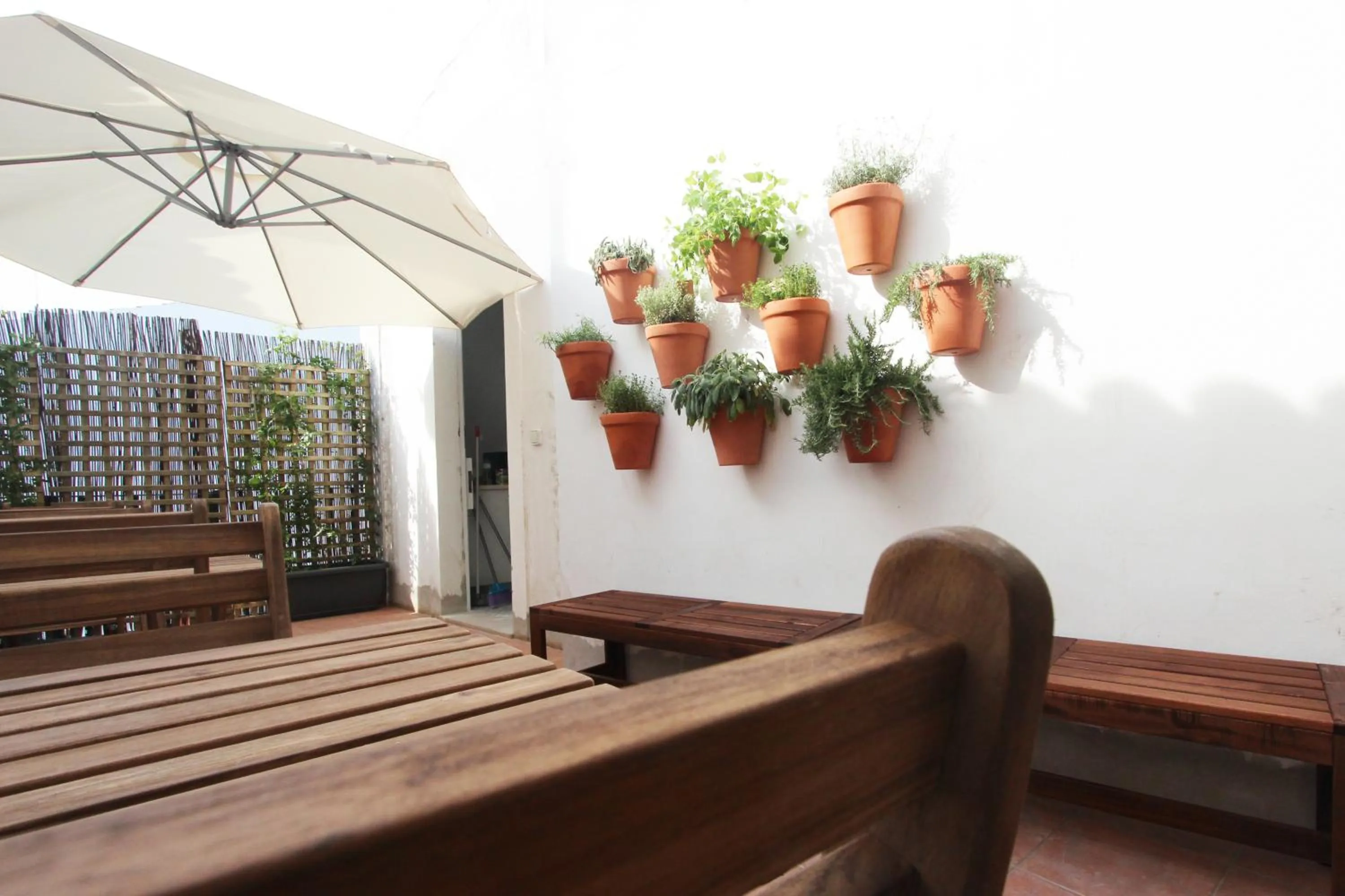 Patio in Lavradores Boutique Guesthouse