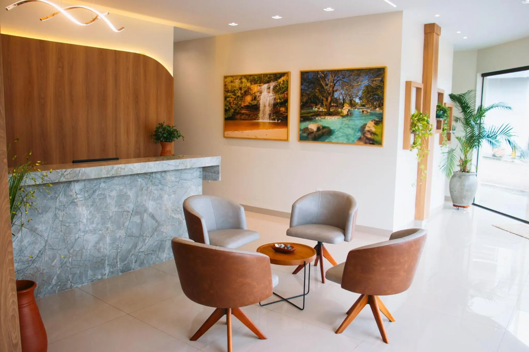 Lobby or reception in Pousada Casa Grande