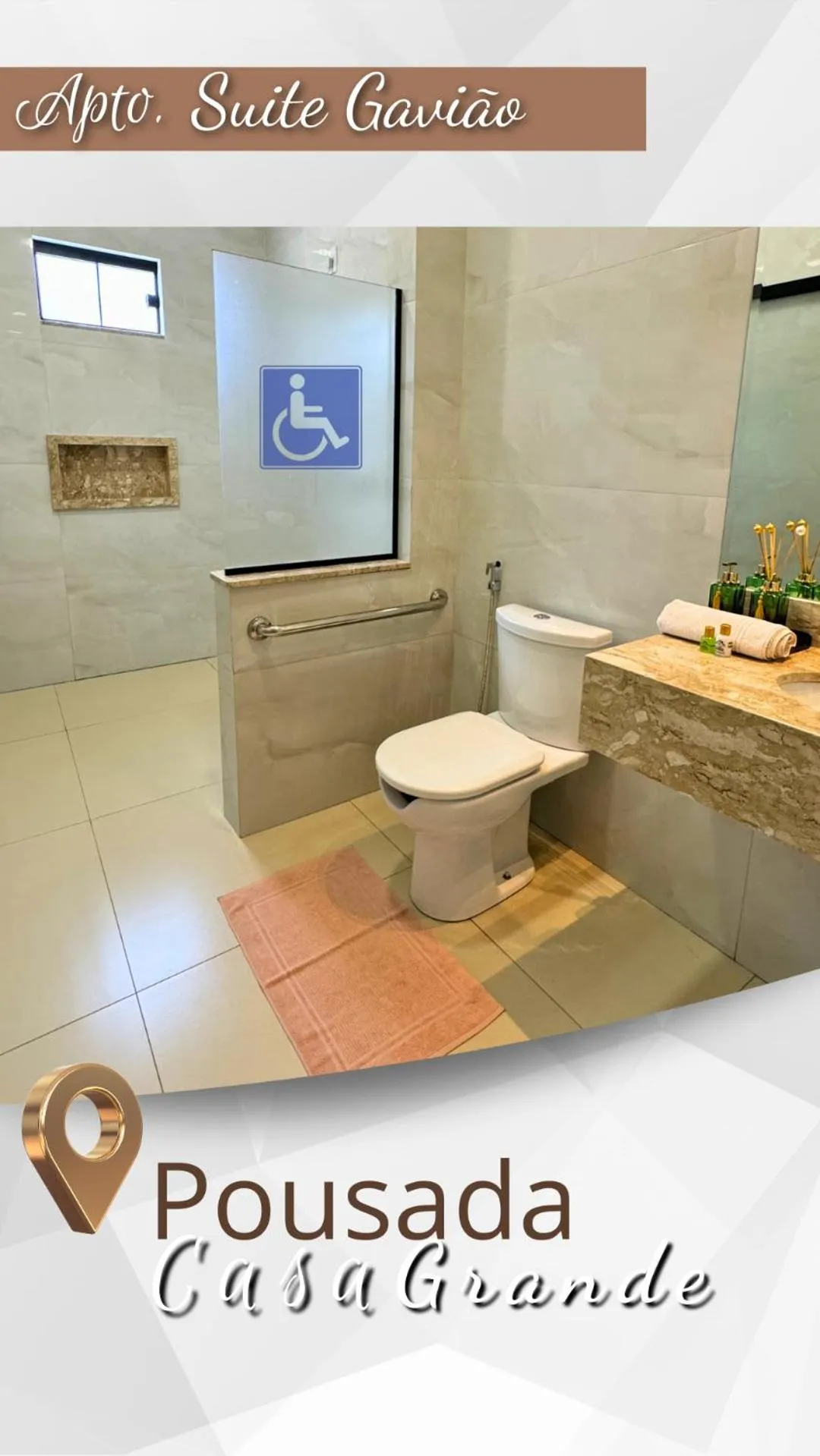 acessibility in Pousada Casa Grande