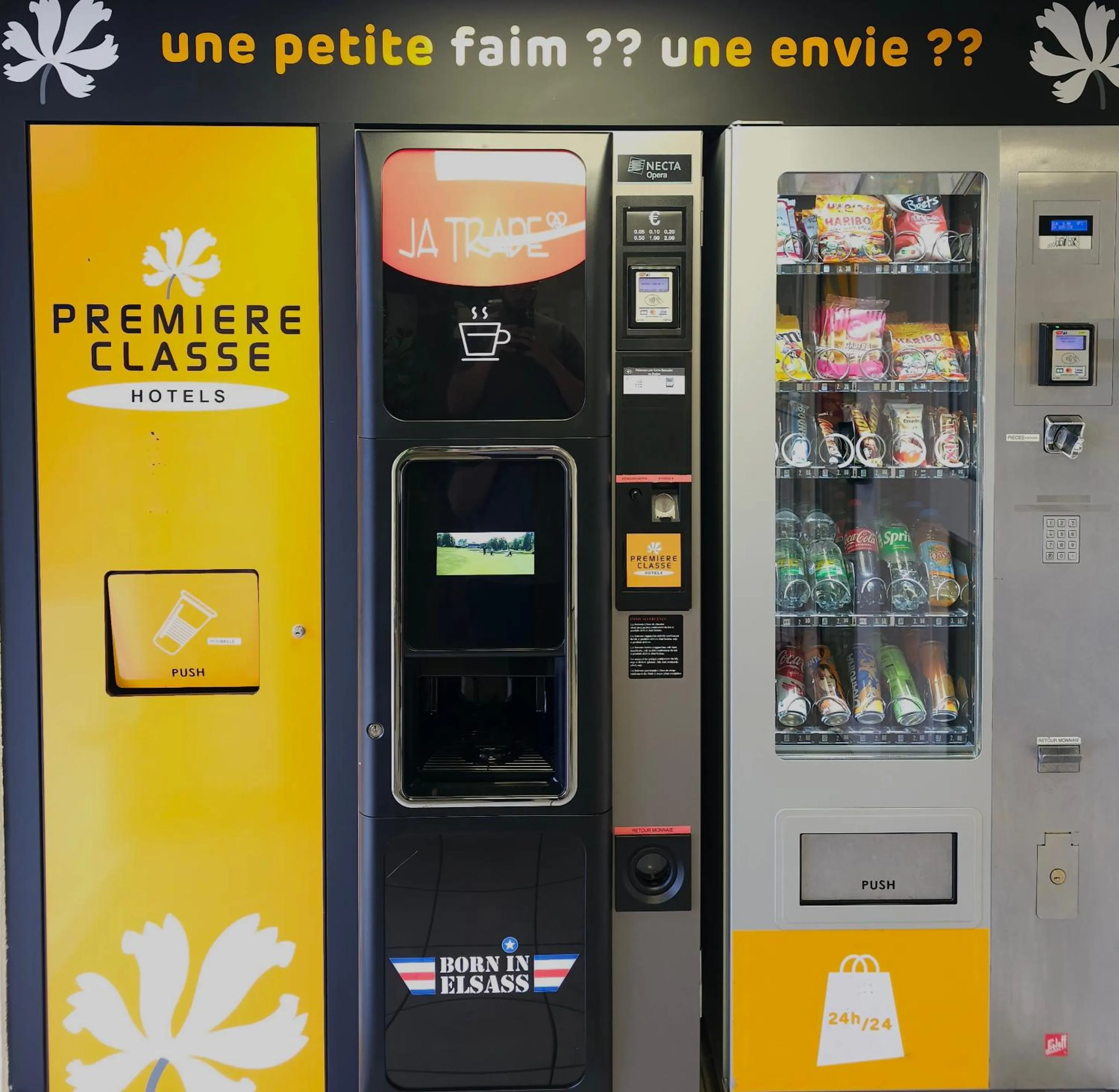 vending machine in Premiere Classe Strasbourg Ouest