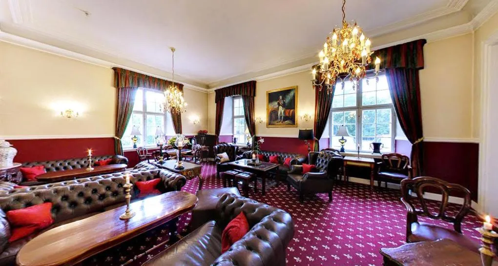 Living room in Hvedholm Slotshotel