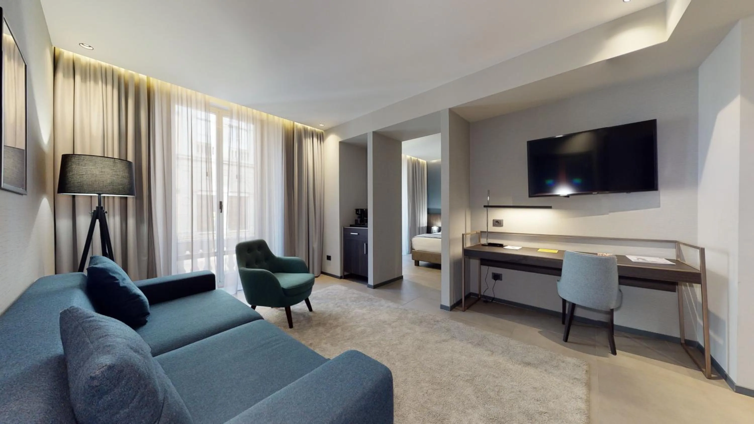 Living room in GALLERIA The Smart Boutique APARTHOTEL By OSPITAMI
