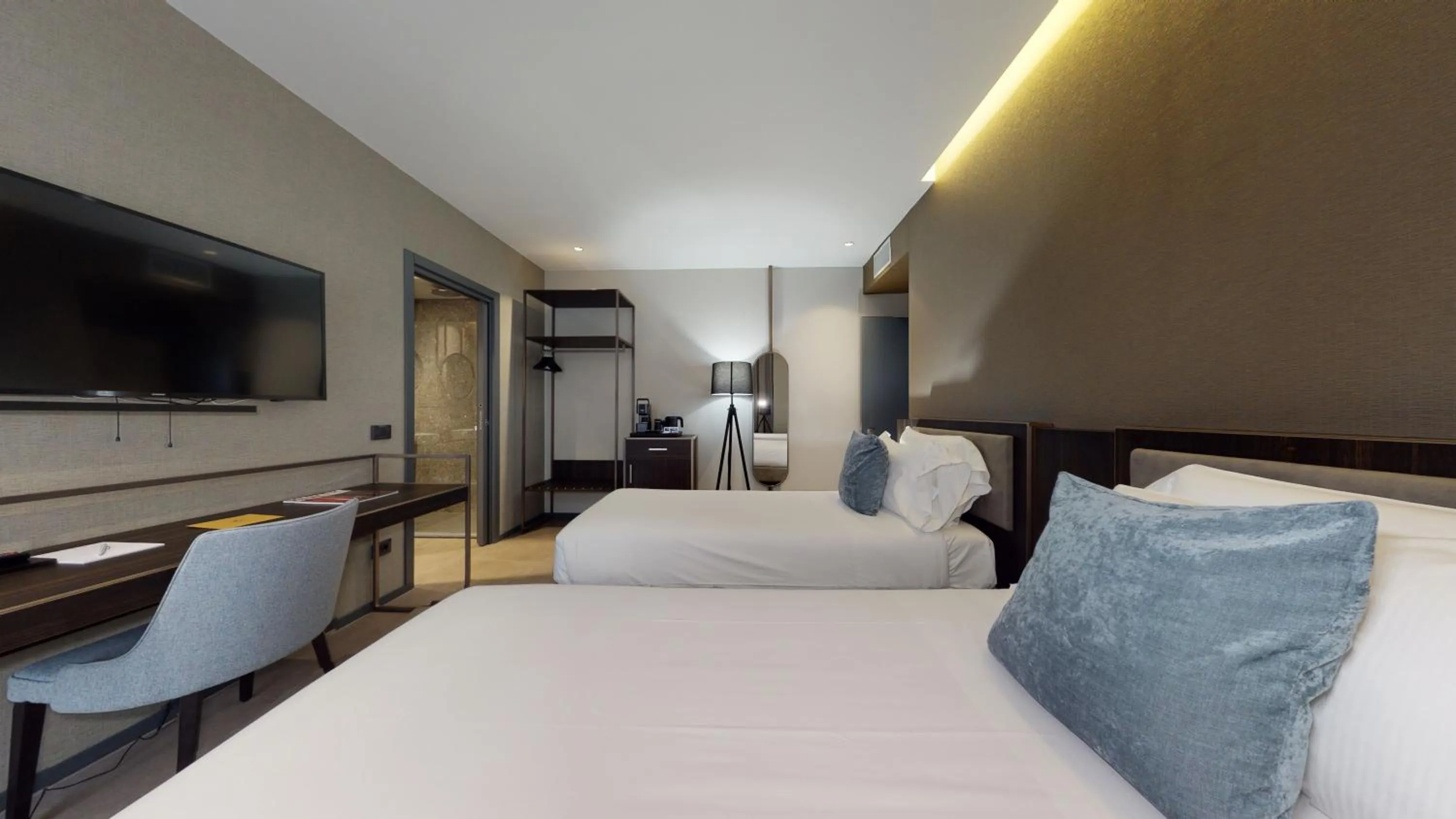 Bed in GALLERIA The Smart Boutique APARTHOTEL By OSPITAMI