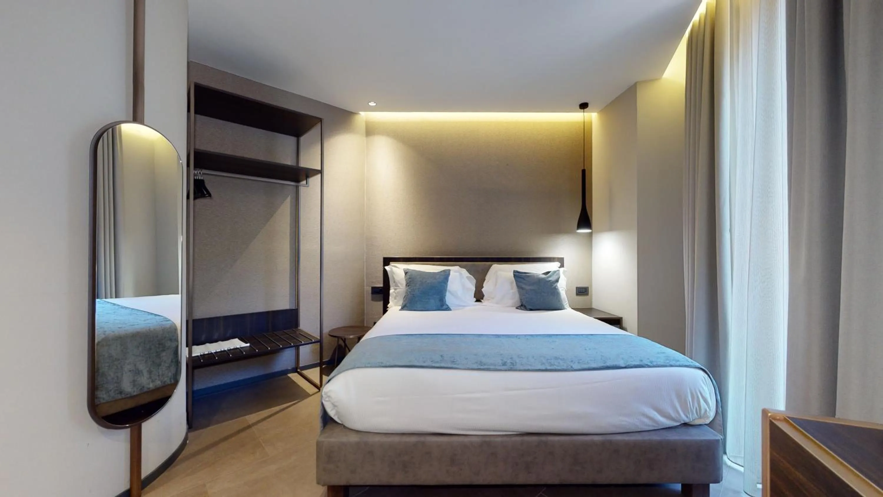 Bed in GALLERIA The Smart Boutique APARTHOTEL By OSPITAMI