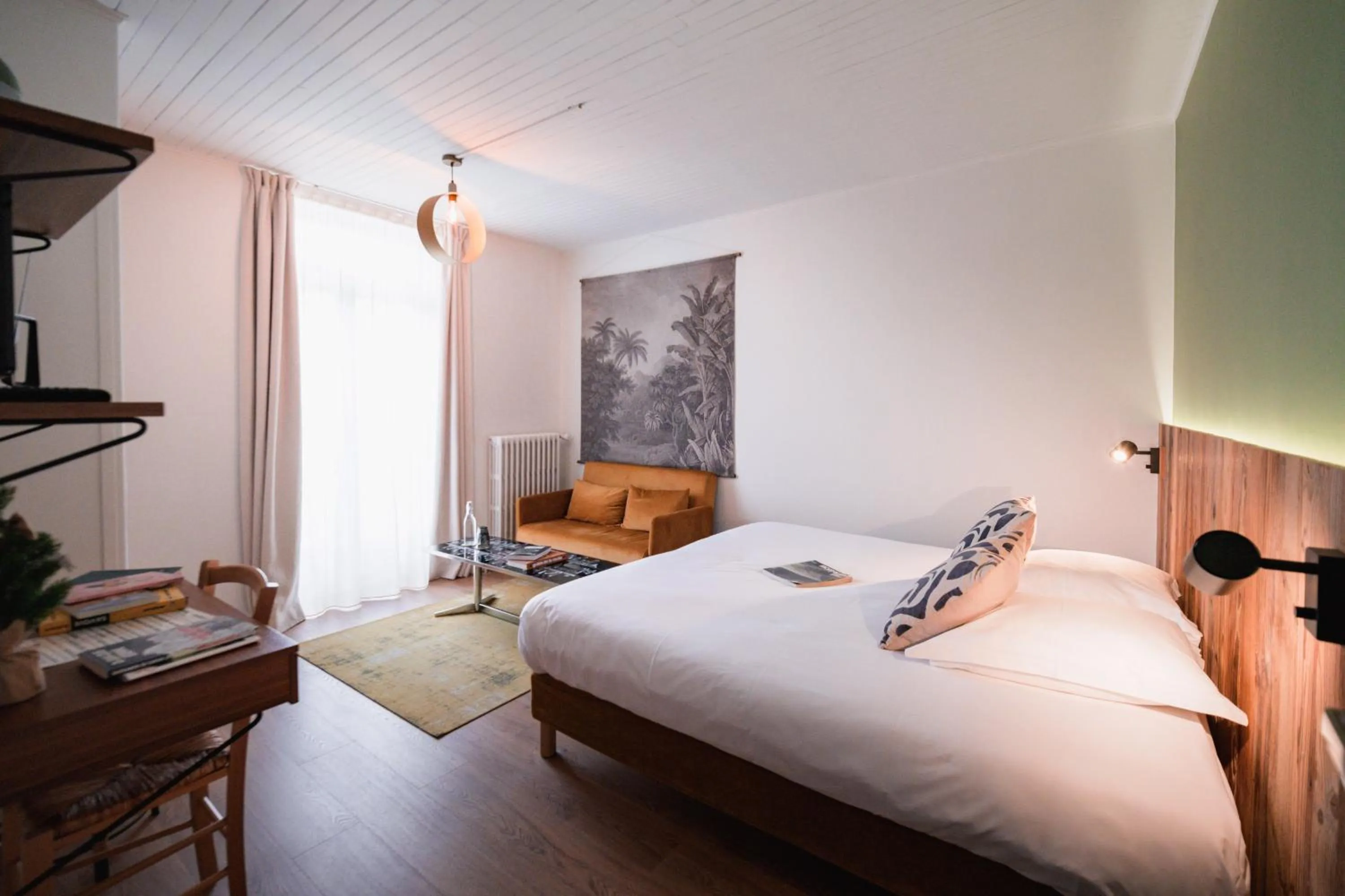 Bed in Hôtel Maison Doron