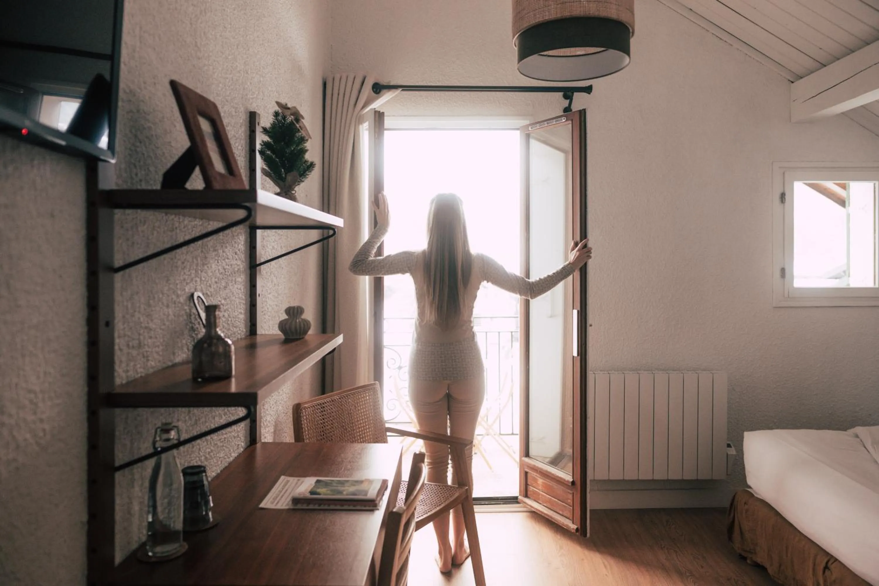 Bed in Hôtel Maison Doron