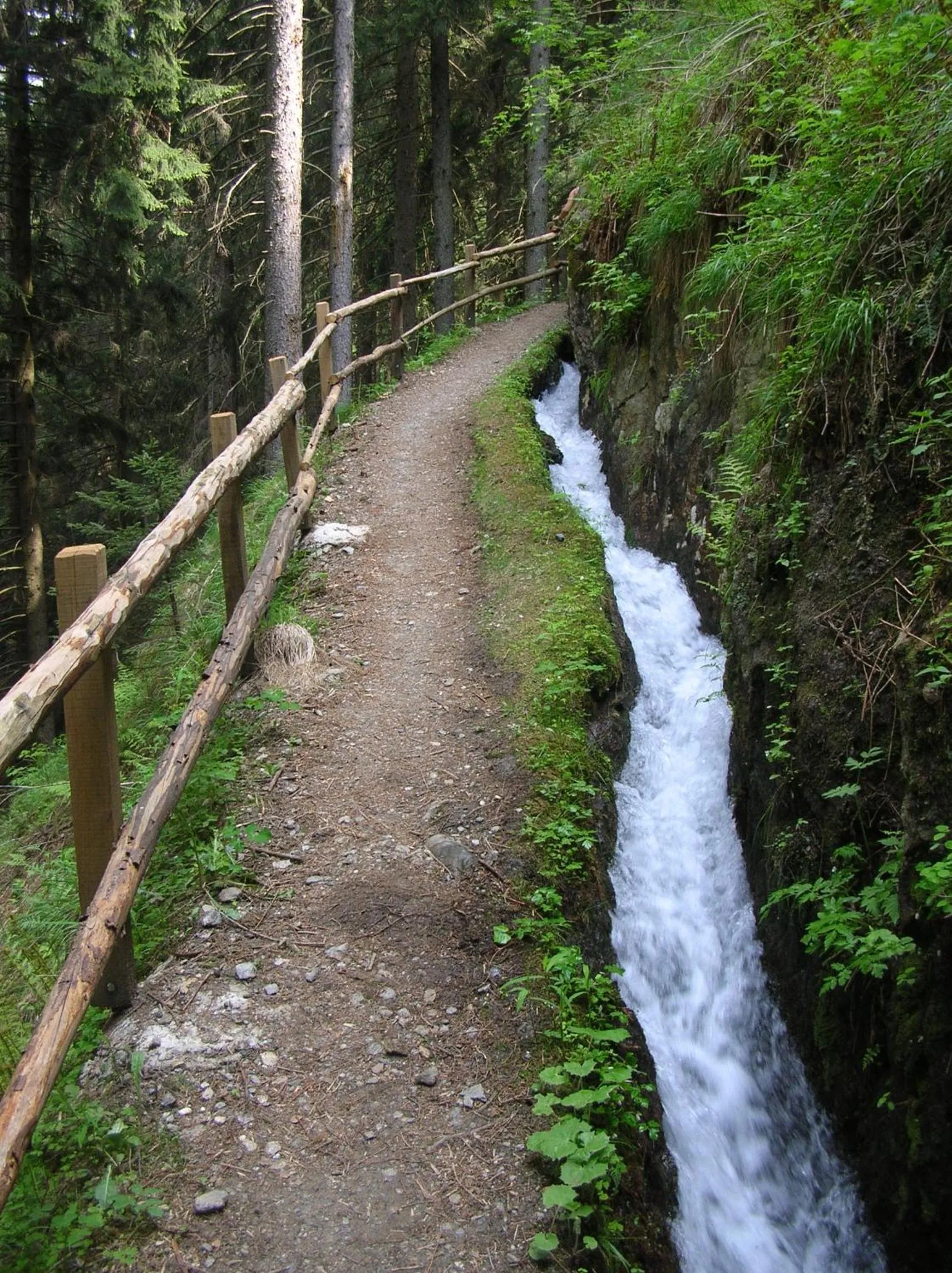 Hiking in Mountain Village Hasenegg
