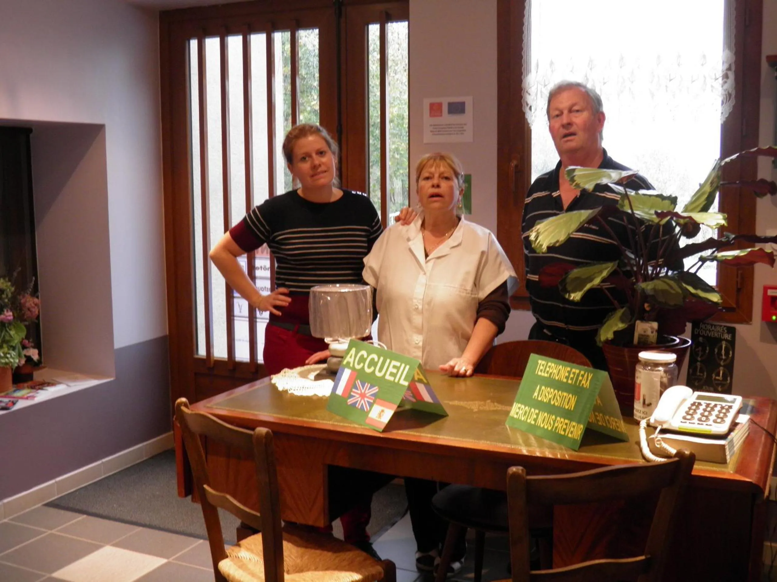 Lobby or reception in Auberge des Pyrénées