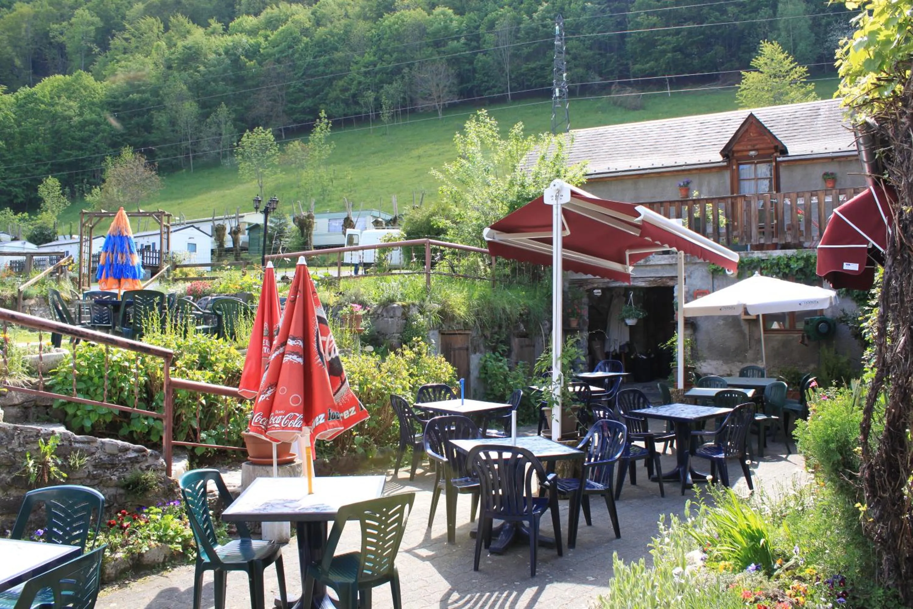 Balcony/Terrace in Auberge des Pyrénées