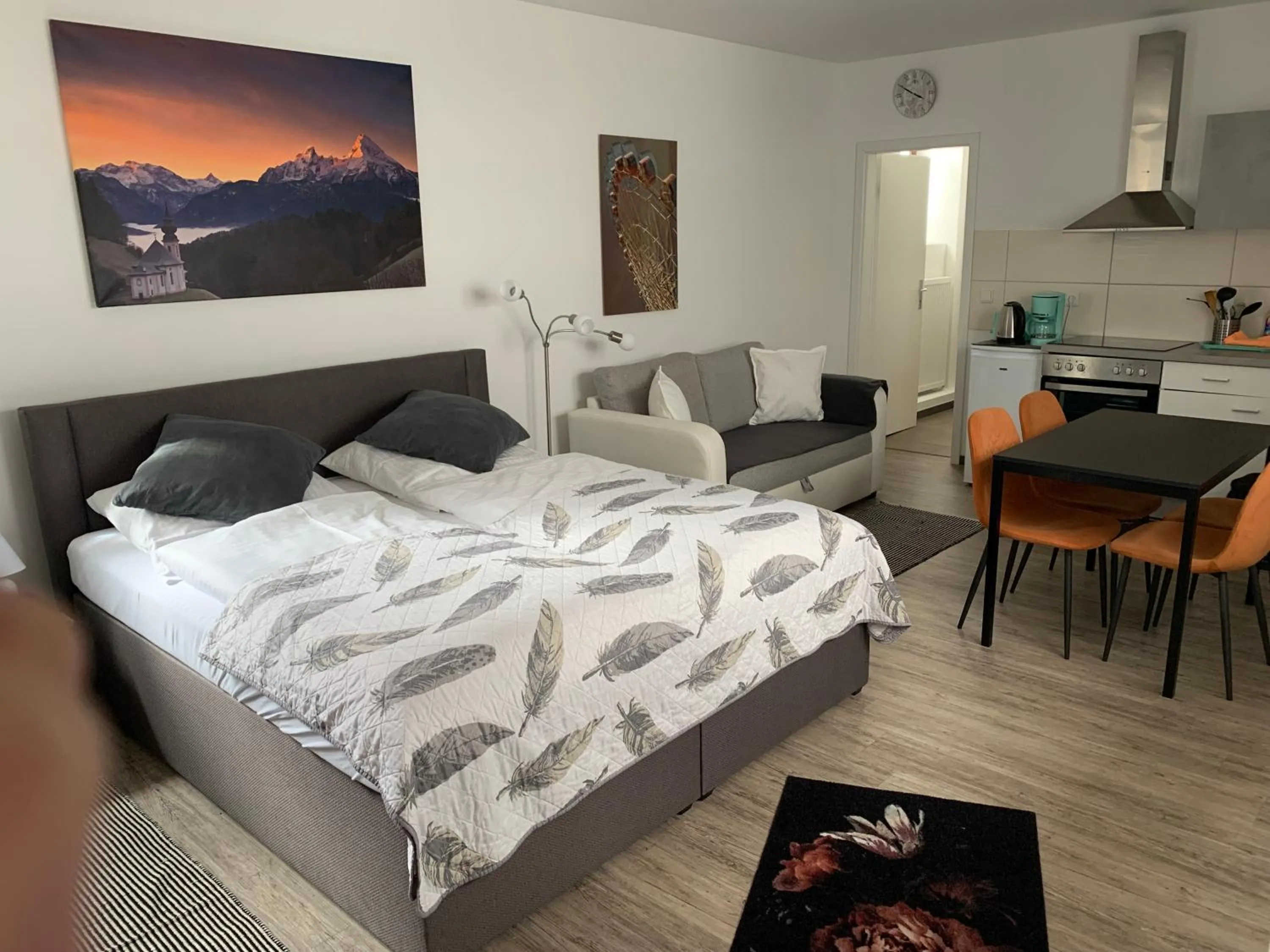 Living room, Bed in Hostel am Ostentor