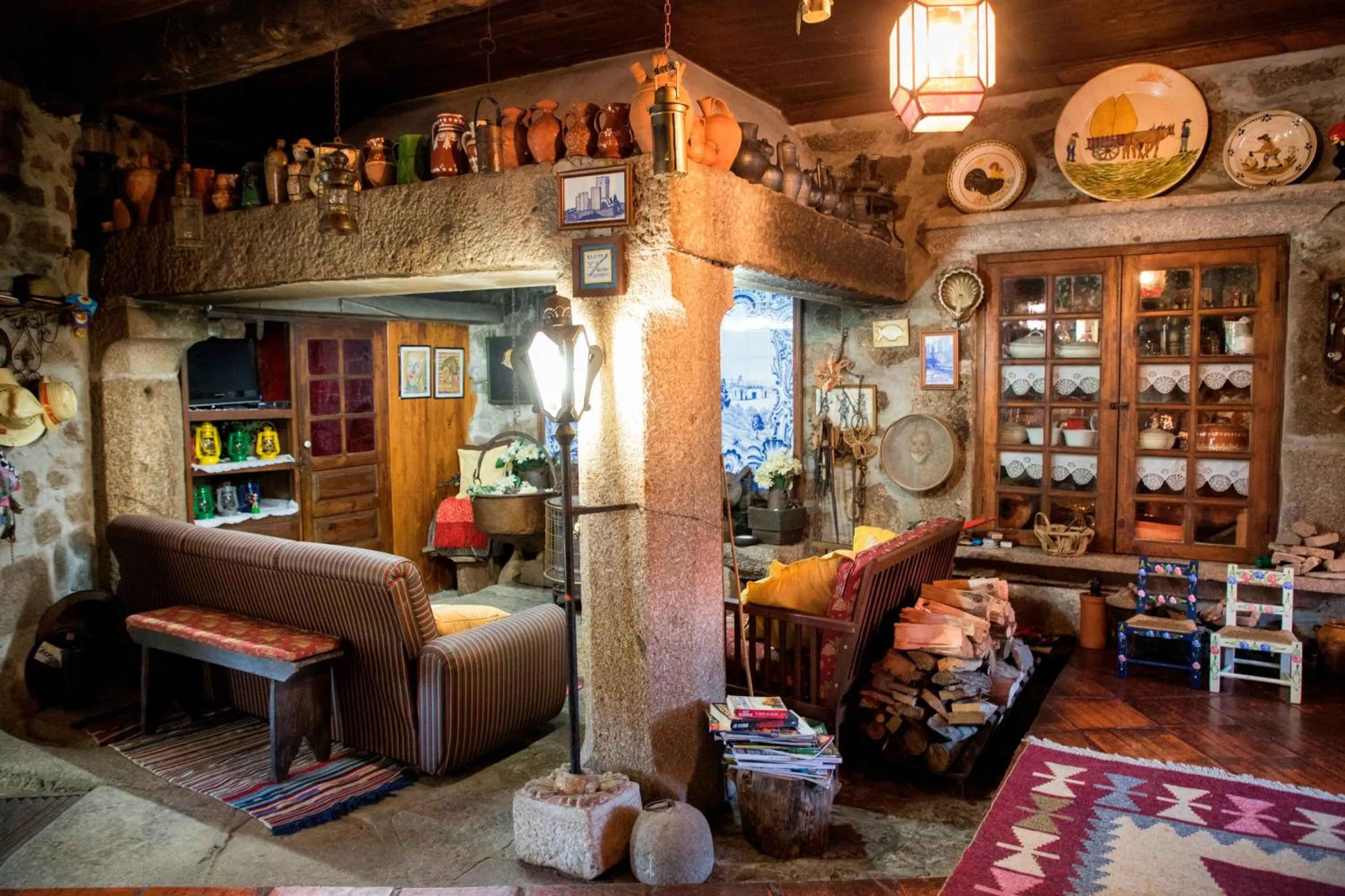 Lounge or bar in Quinta de Santa Baia