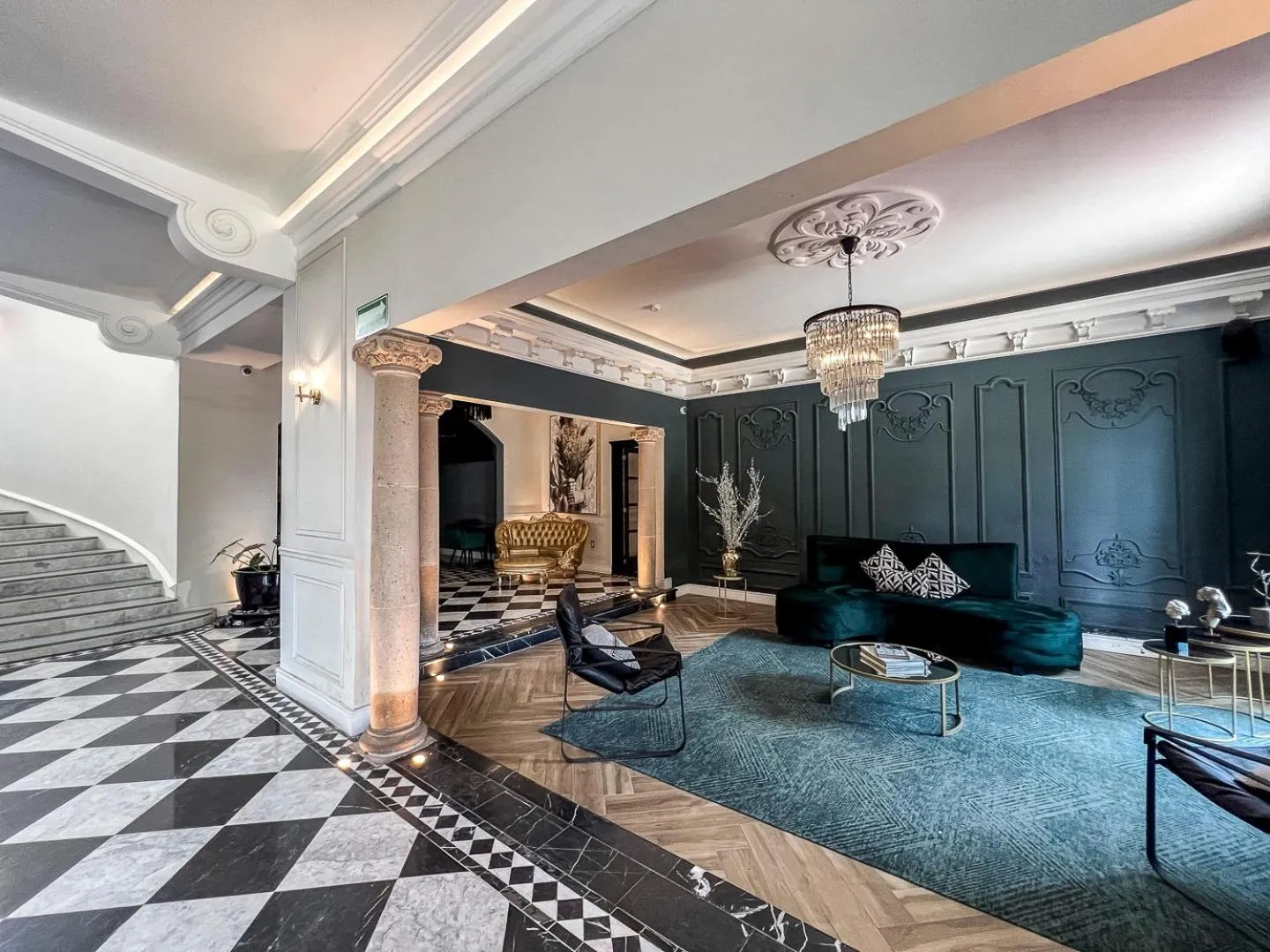 Seating area in Mansión E. Borbón