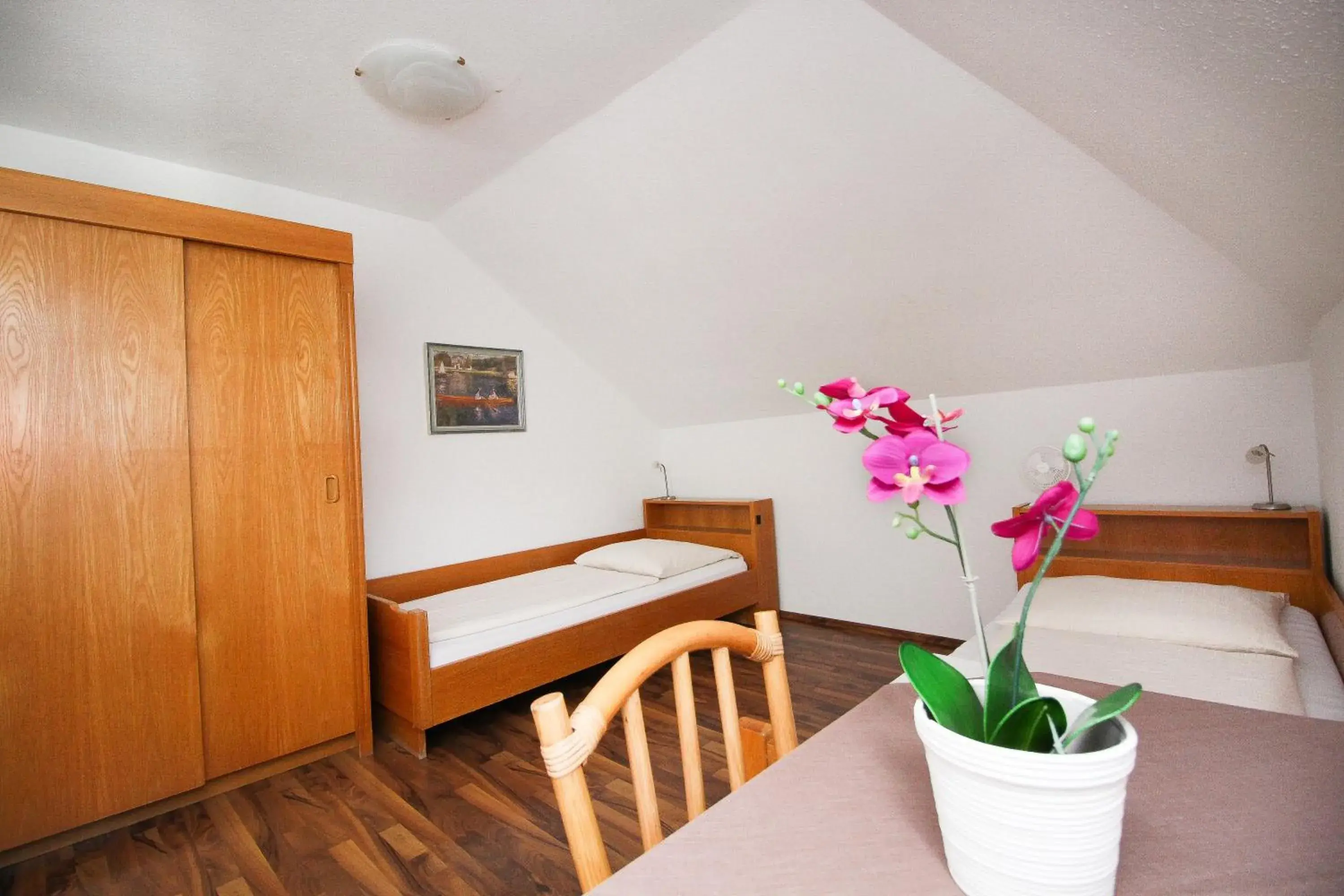 Economy Twin Room with Shared Shower and Toilet in Hotel Olympia Economy Twin Room with Shared Shower and Toilet in Hotel Olympia