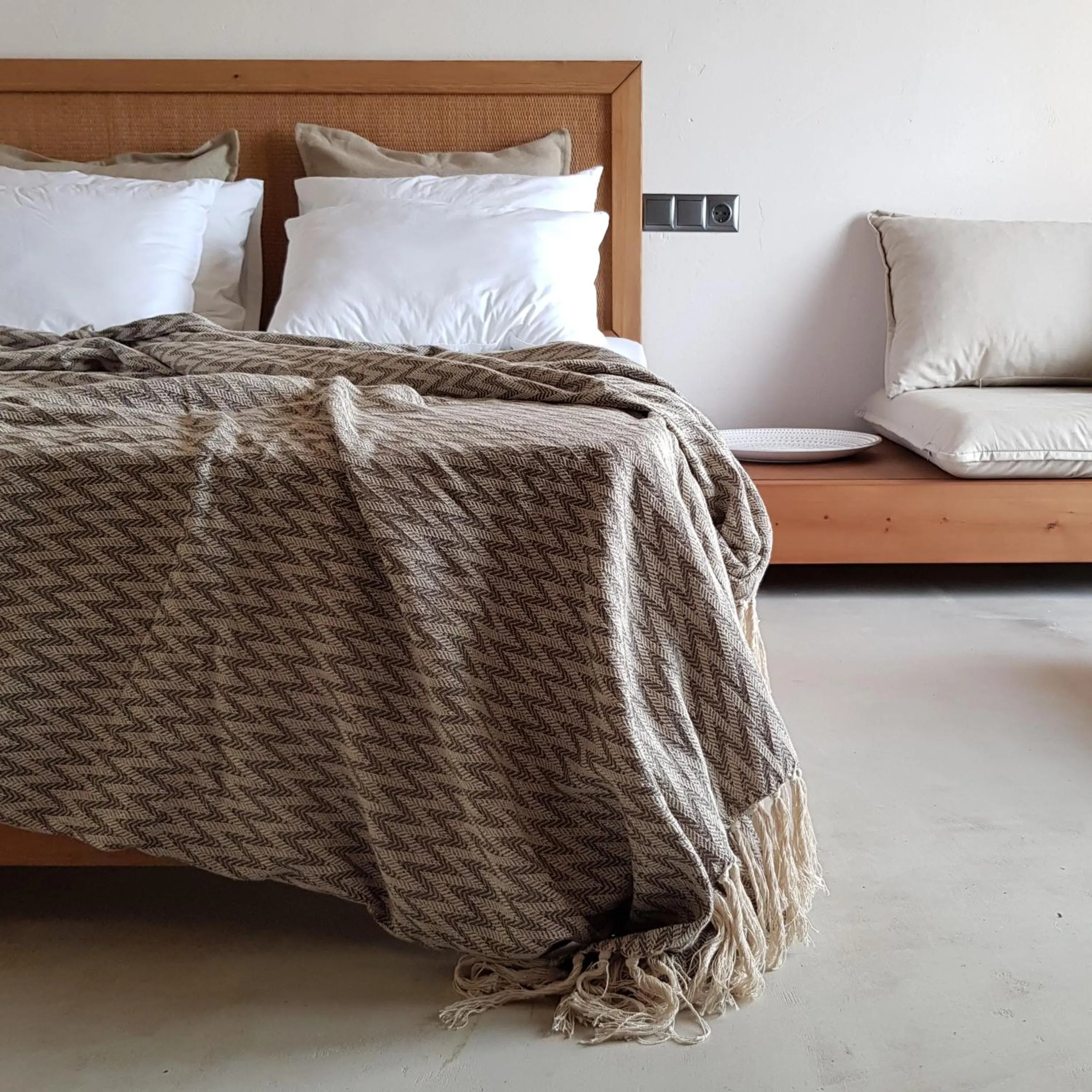 Bed in Mira Living Concept Suites Adults Only