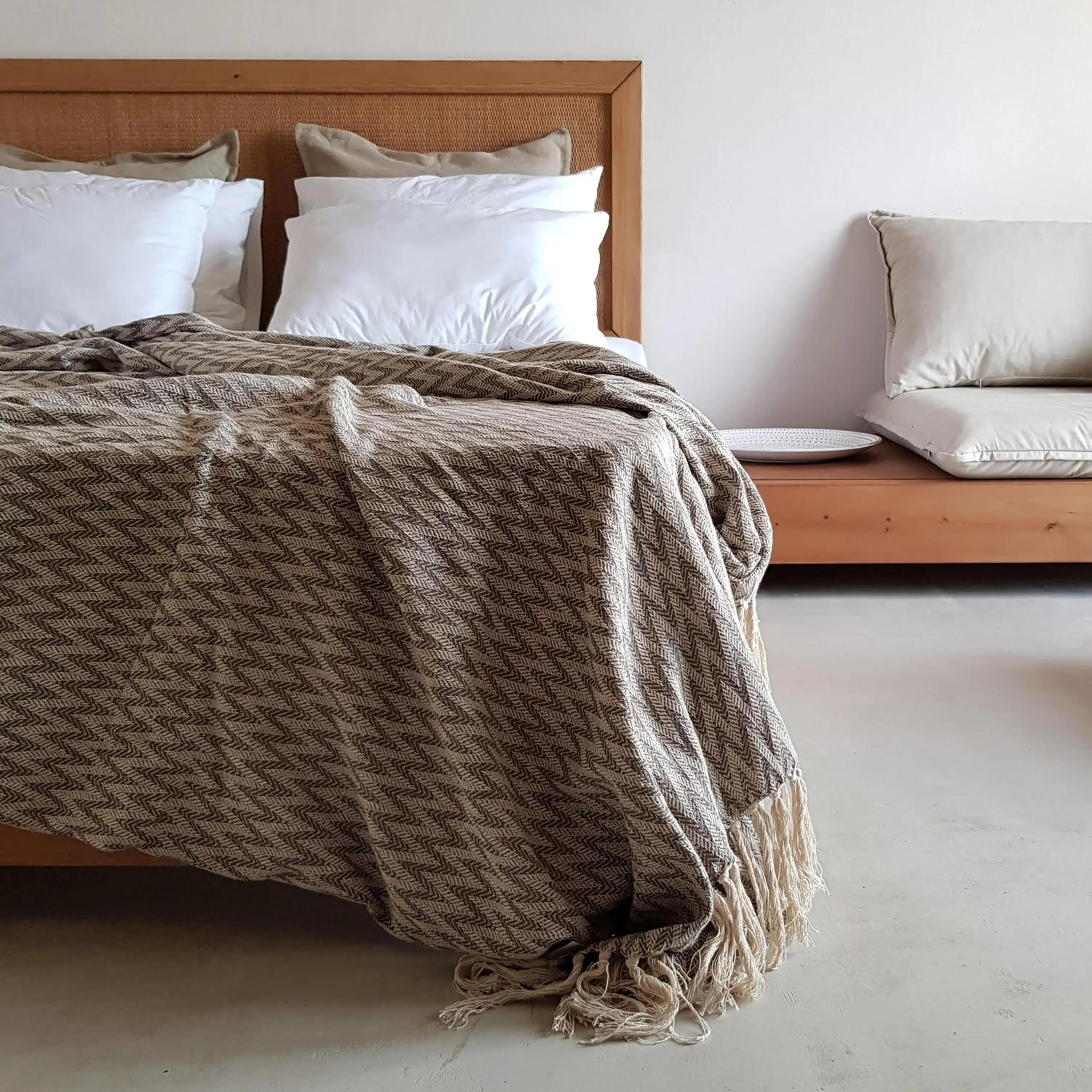 Bed in Mira Living Concept Suites Adults Only