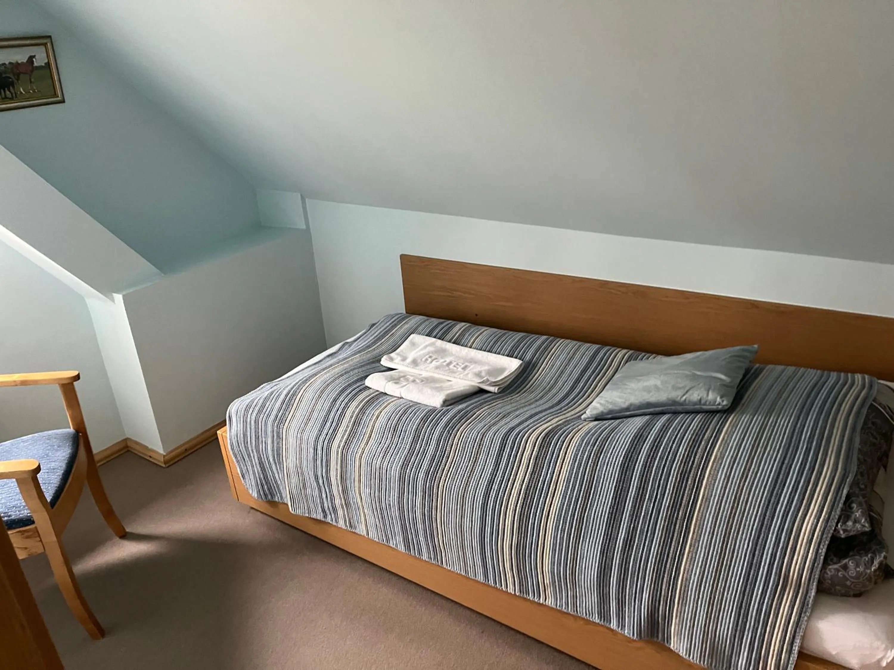 Bed in Pensjonat Myśliwski