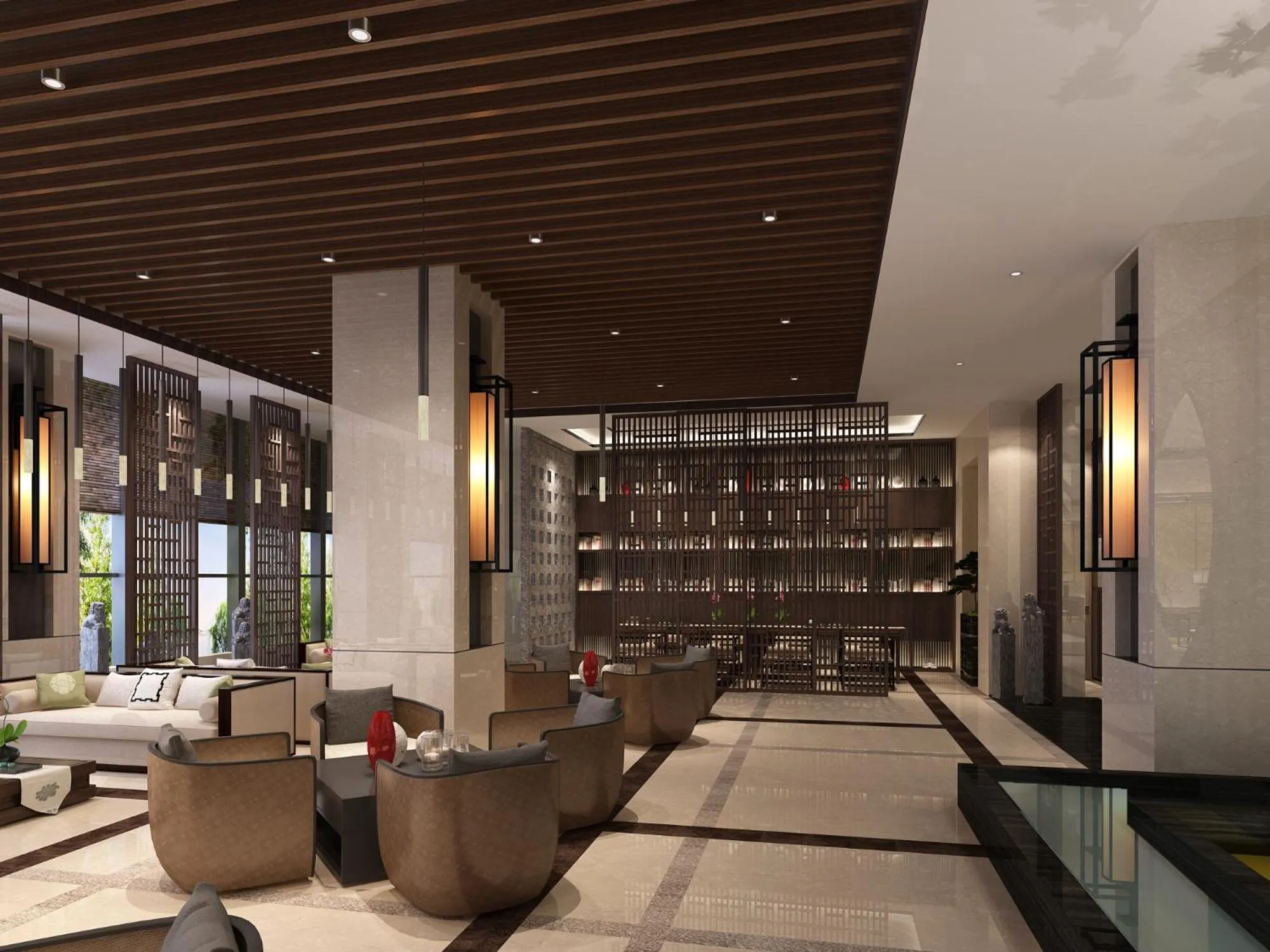 Lounge or bar in Metropark Hotel Yingkun Beijing