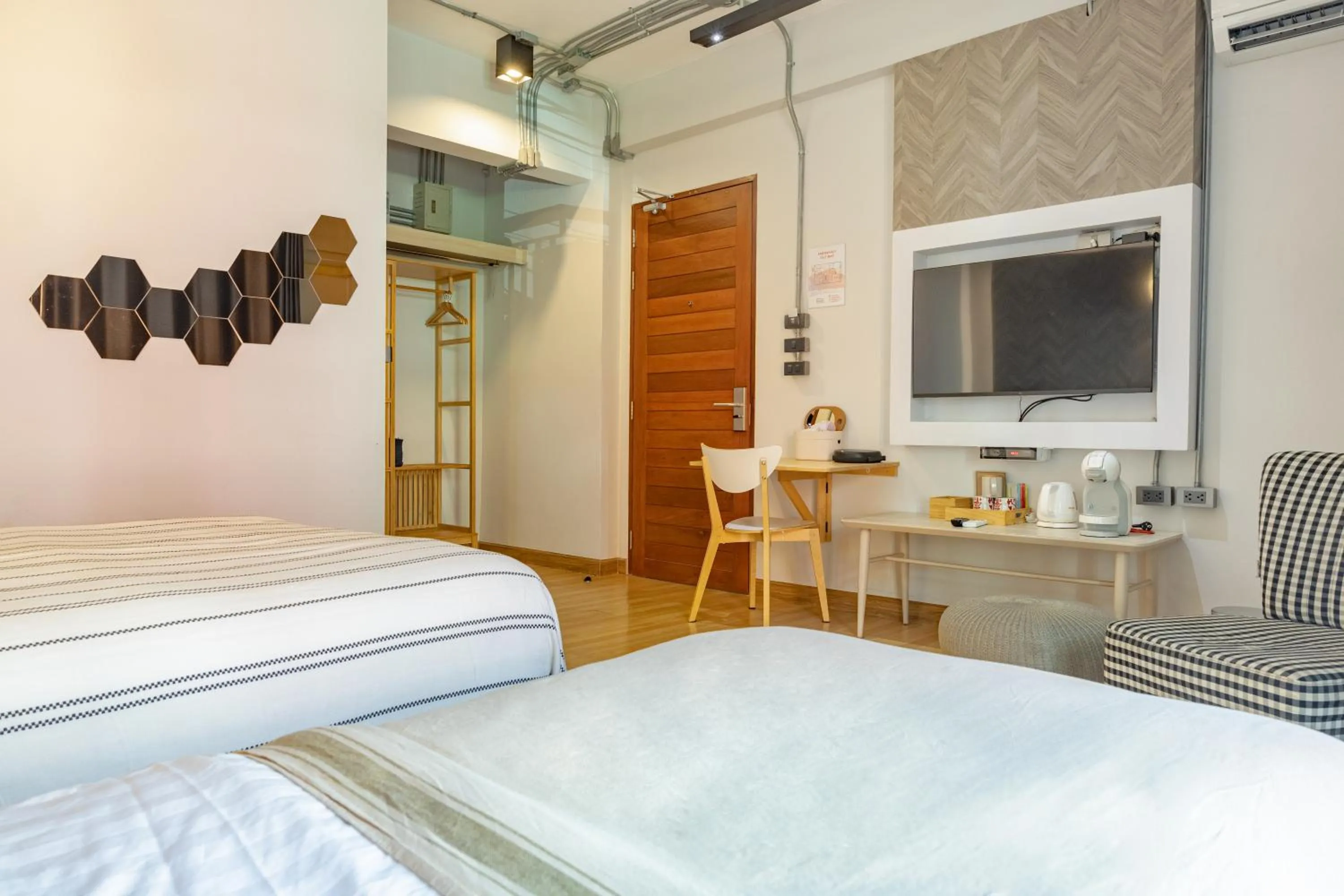 Bed in The Brown Hotel