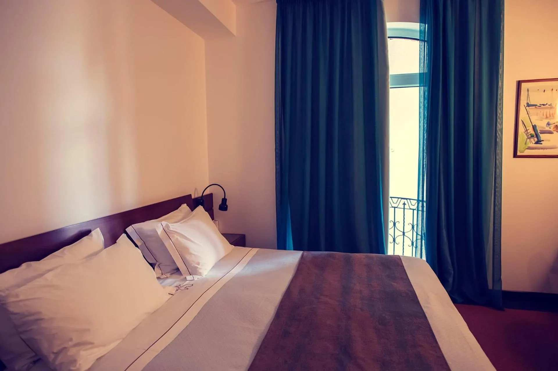 Bed in Cangrande Hotel