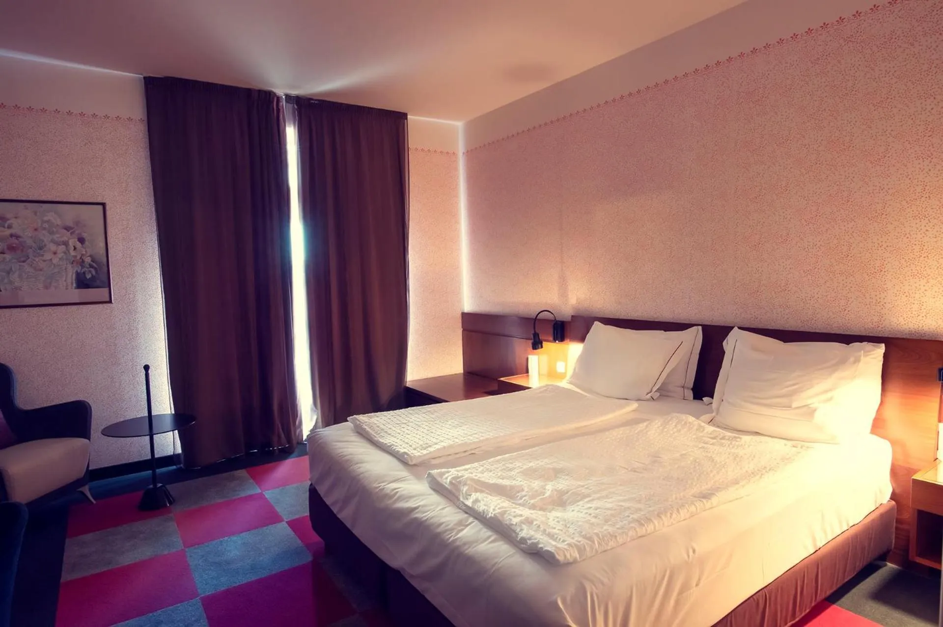 Bed in Cangrande Hotel