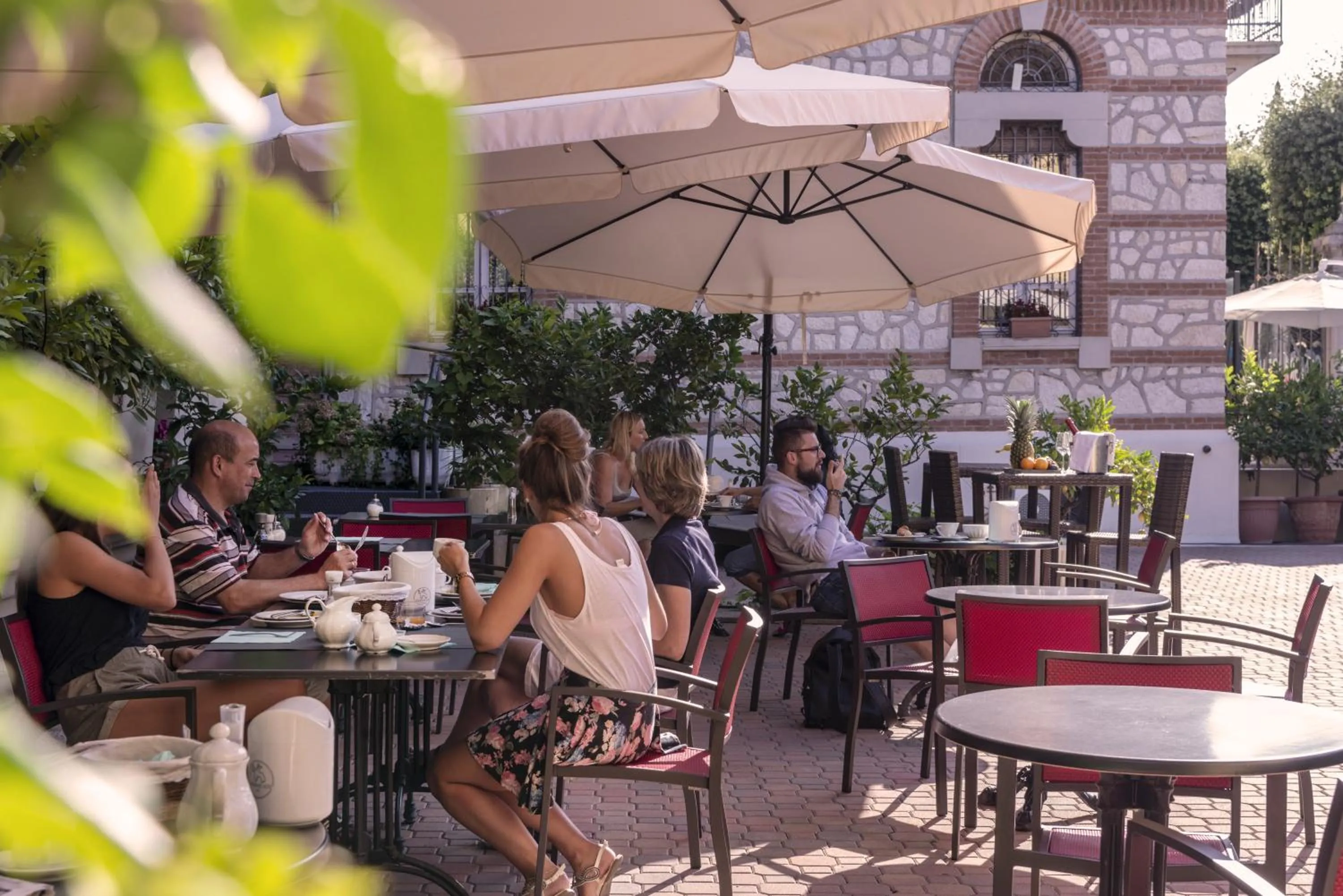 Garden in Cangrande Hotel