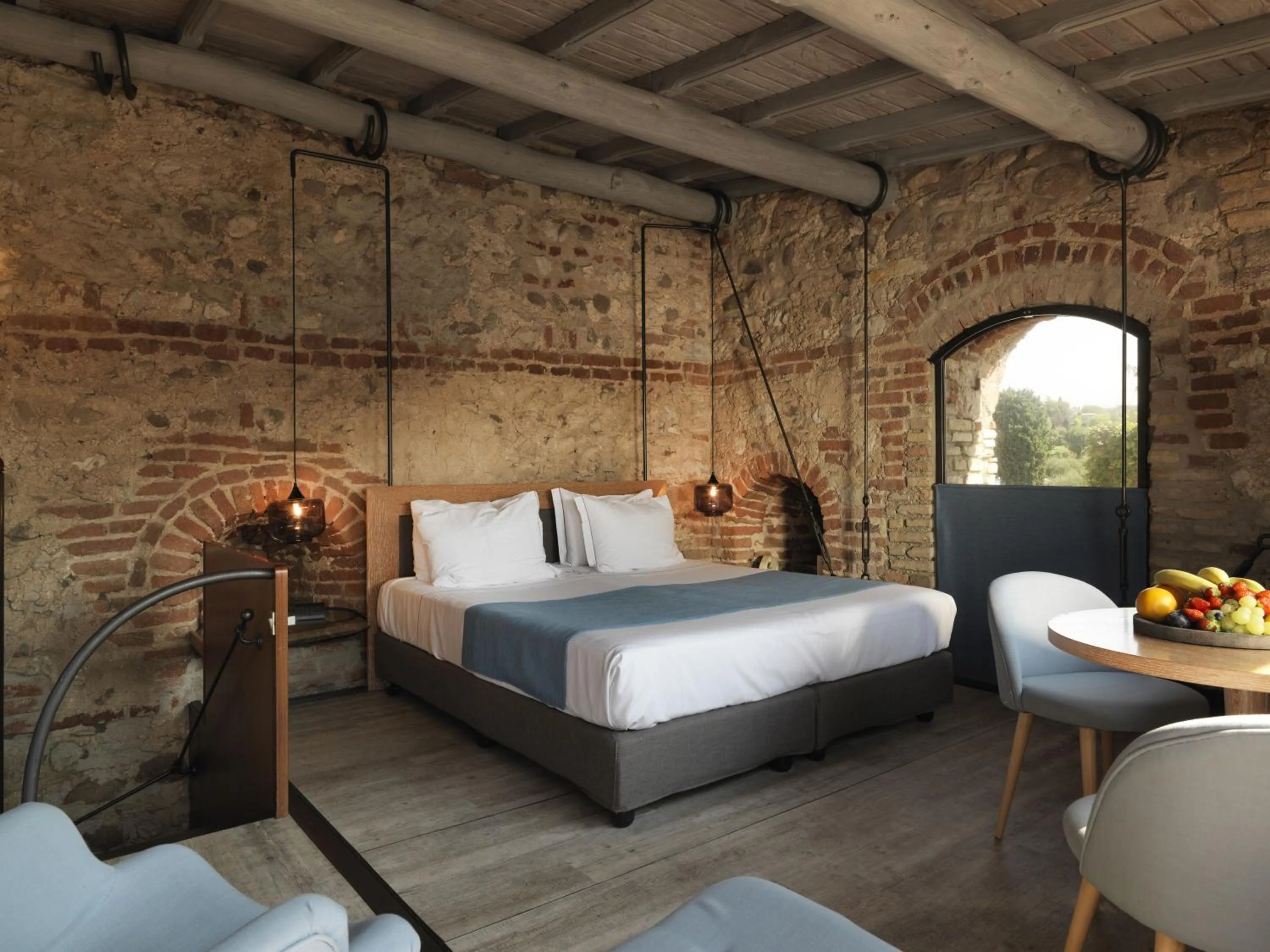 Bed in Cangrande Hotel