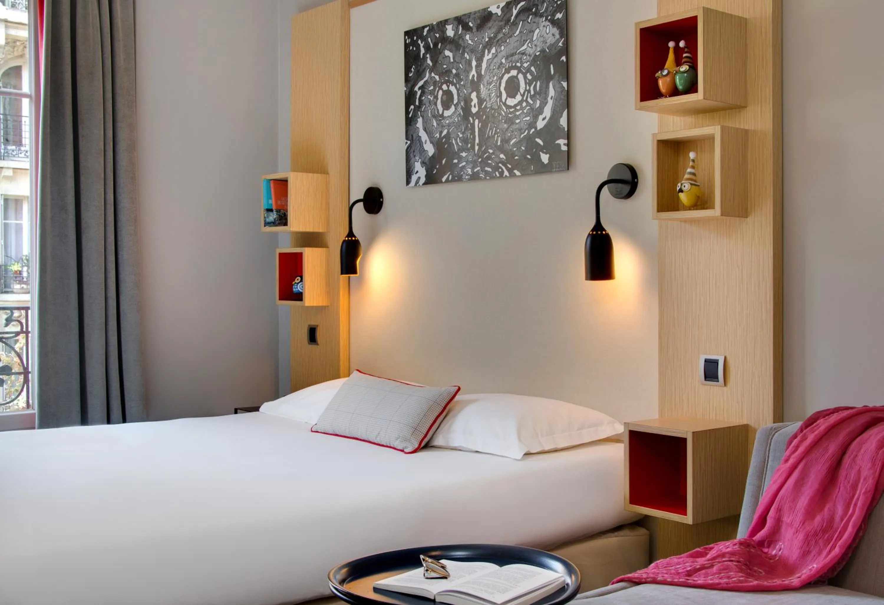 Bed in Chouette Hotel