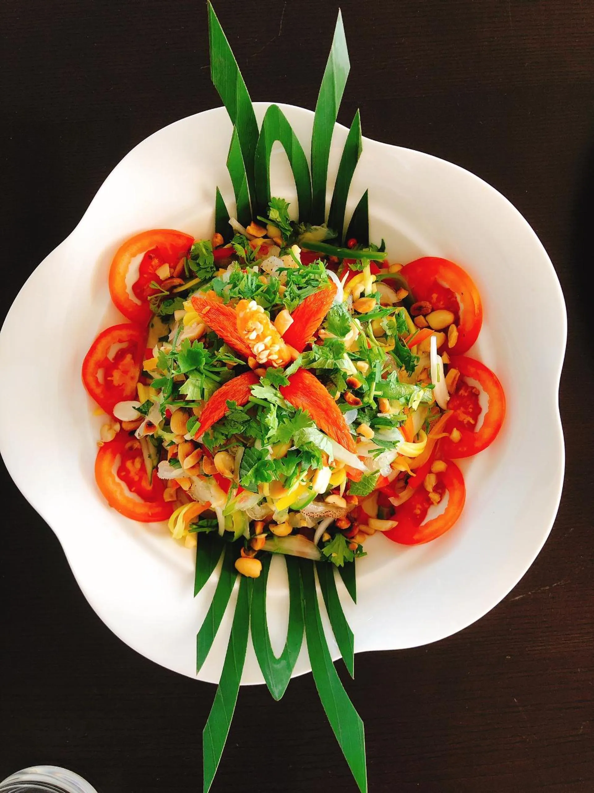 Food close-up in Vincent Halong Hotel