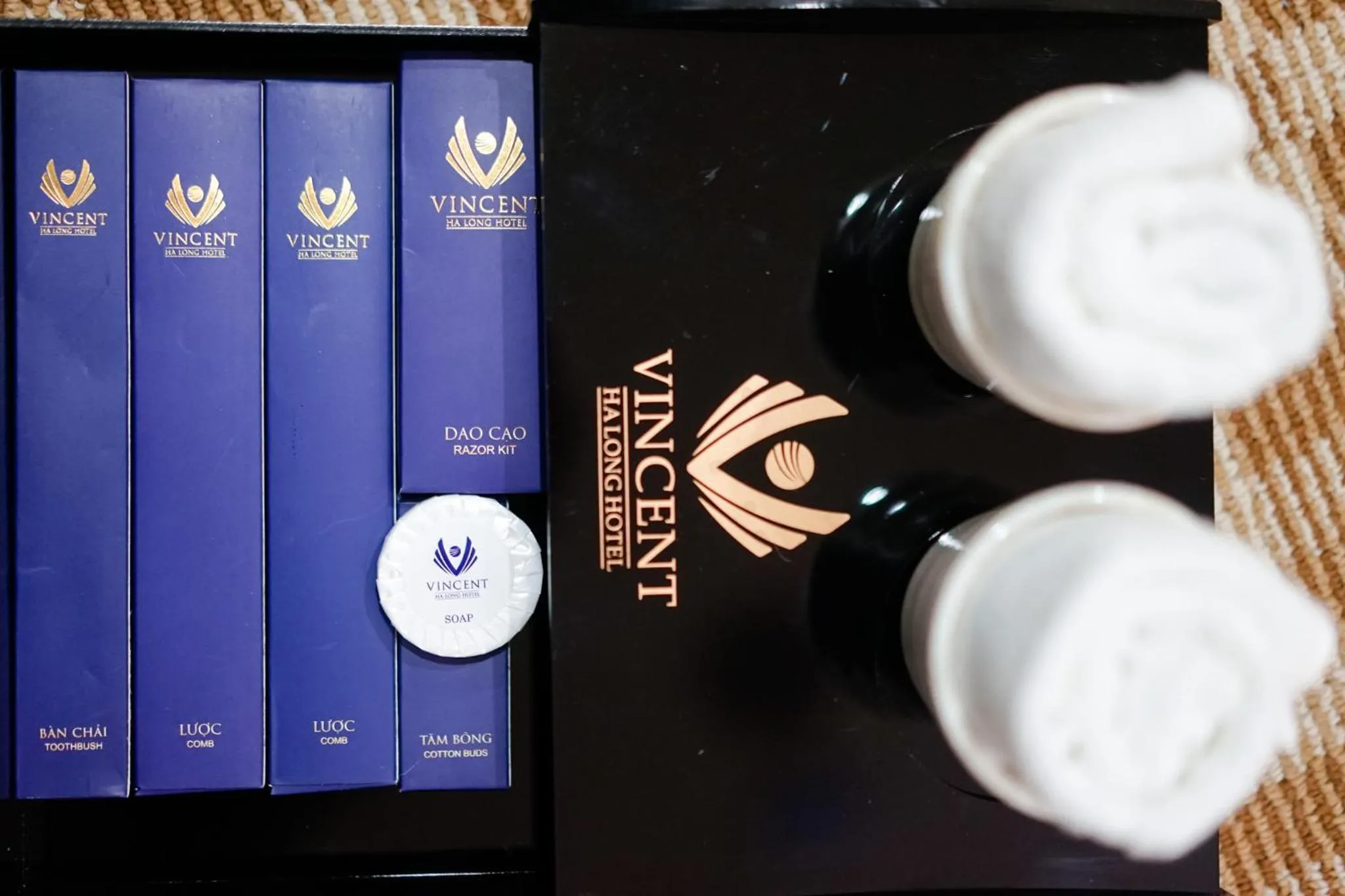 Decorative detail in Vincent Halong Hotel