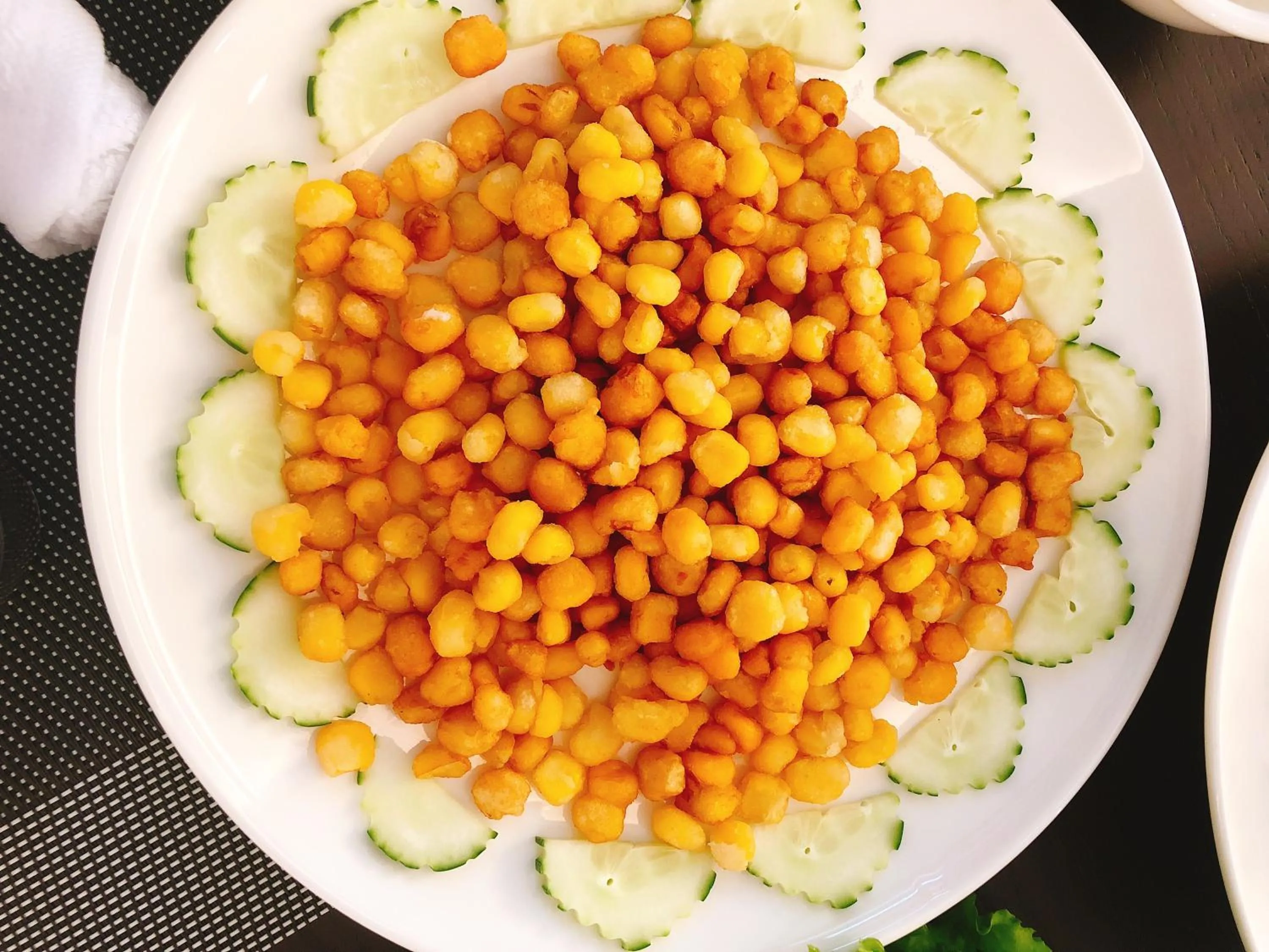 Food close-up in Vincent Halong Hotel