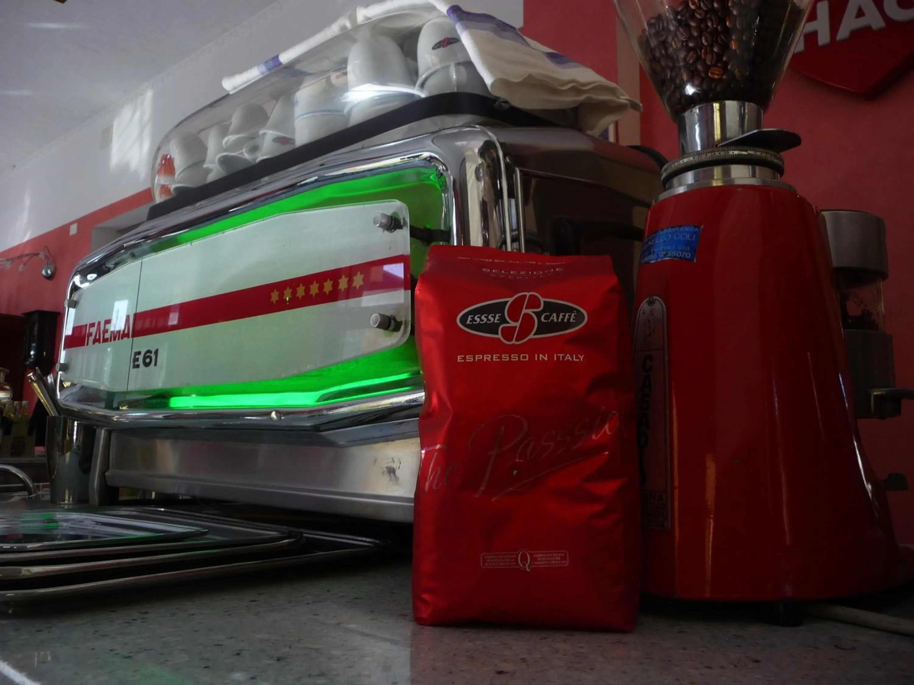 Italian breakfast in Hotel Azzurra