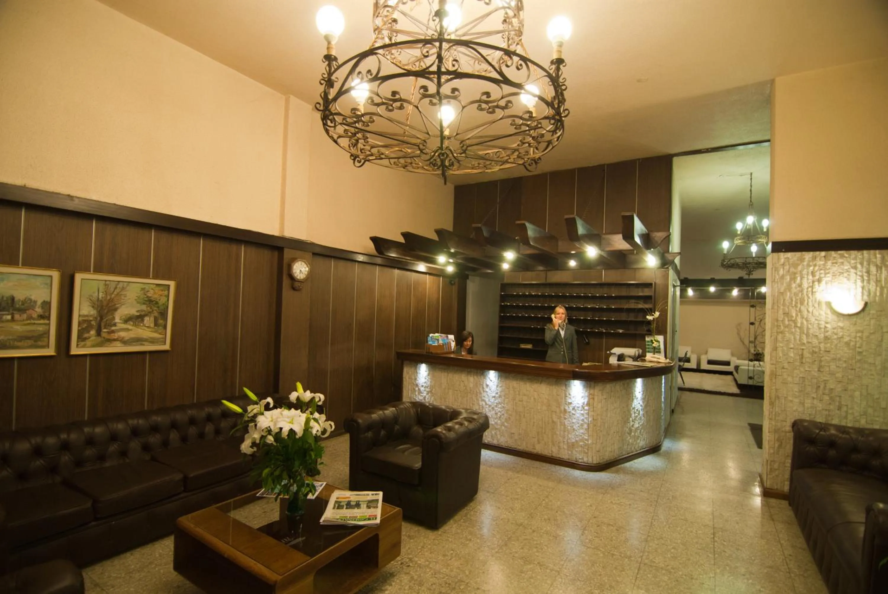 Lobby or reception in Hotel Los Cedros