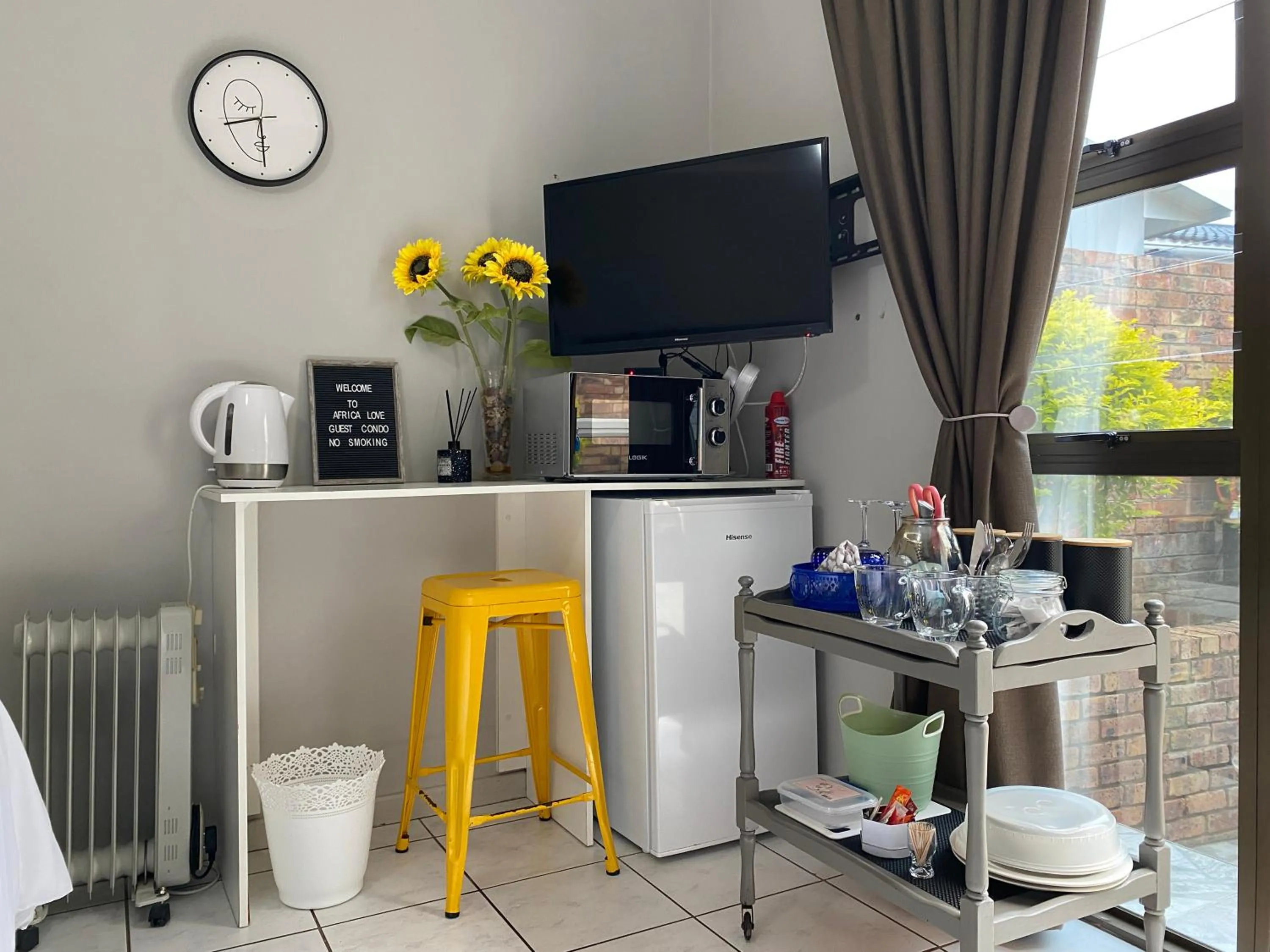 Kitchen or kitchenette in AfricaLove Guest Condo