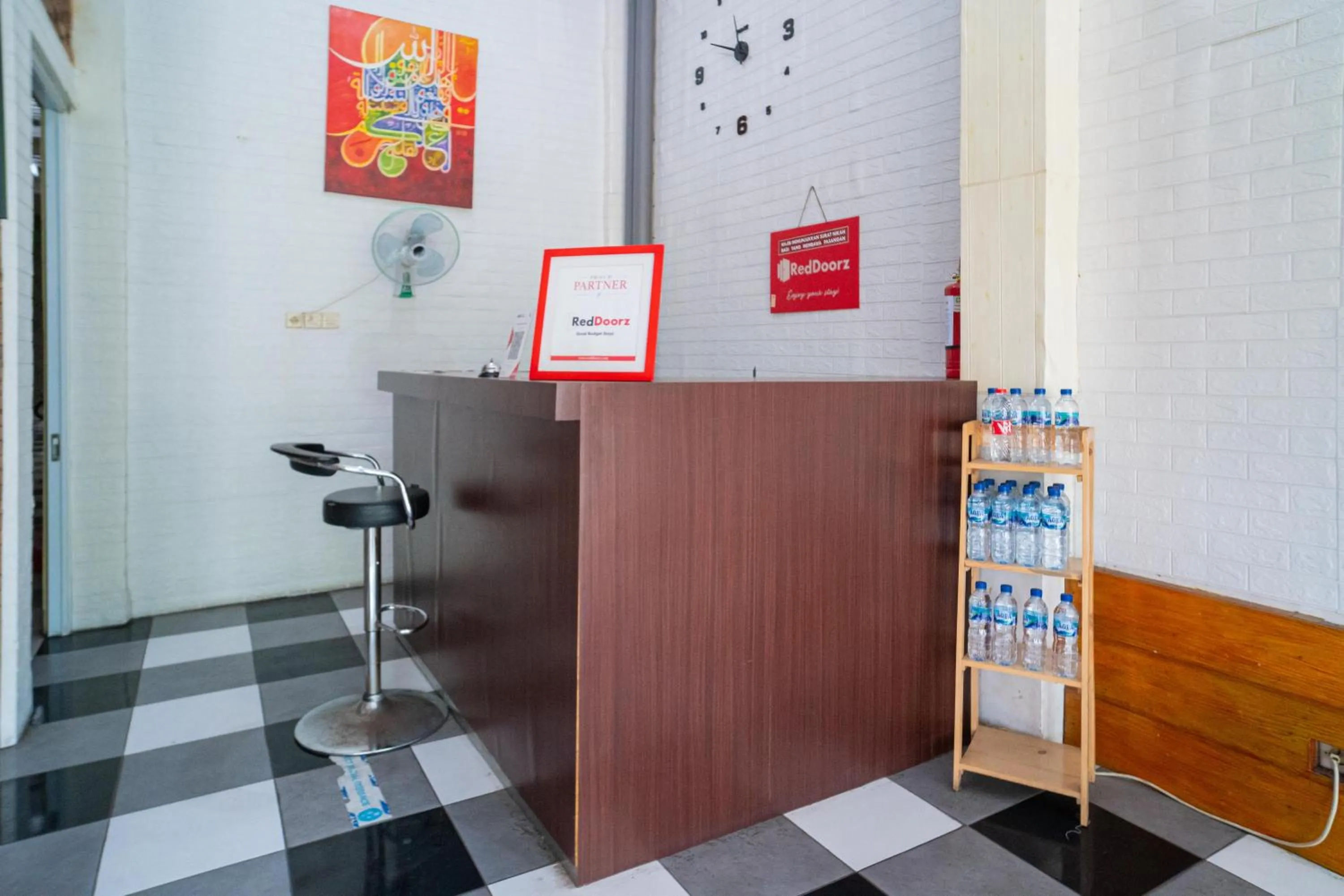 Lobby or reception in RedDoorz syariah @ Selomangleng Kediri