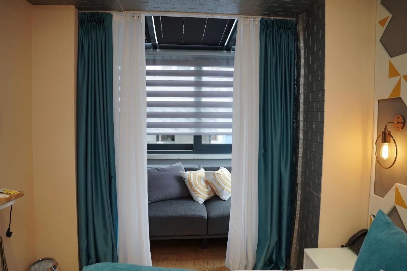 Bed in Royal Galata Hotel