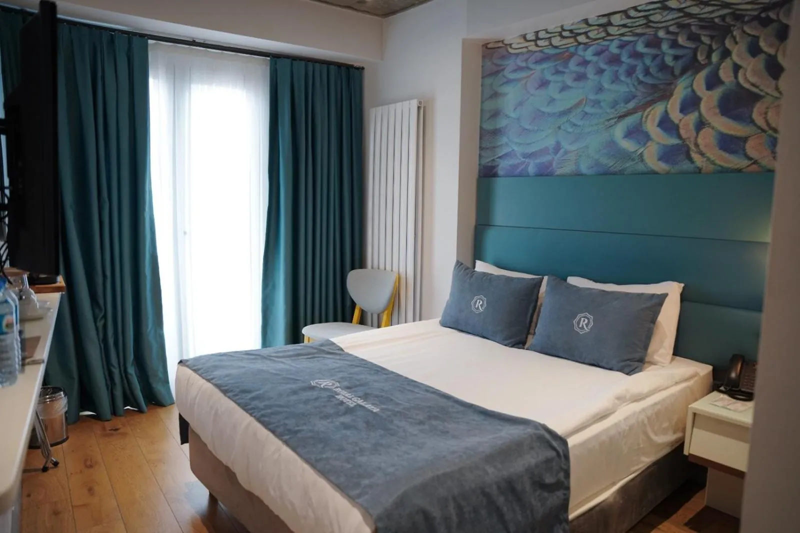 Bed in Royal Galata Hotel