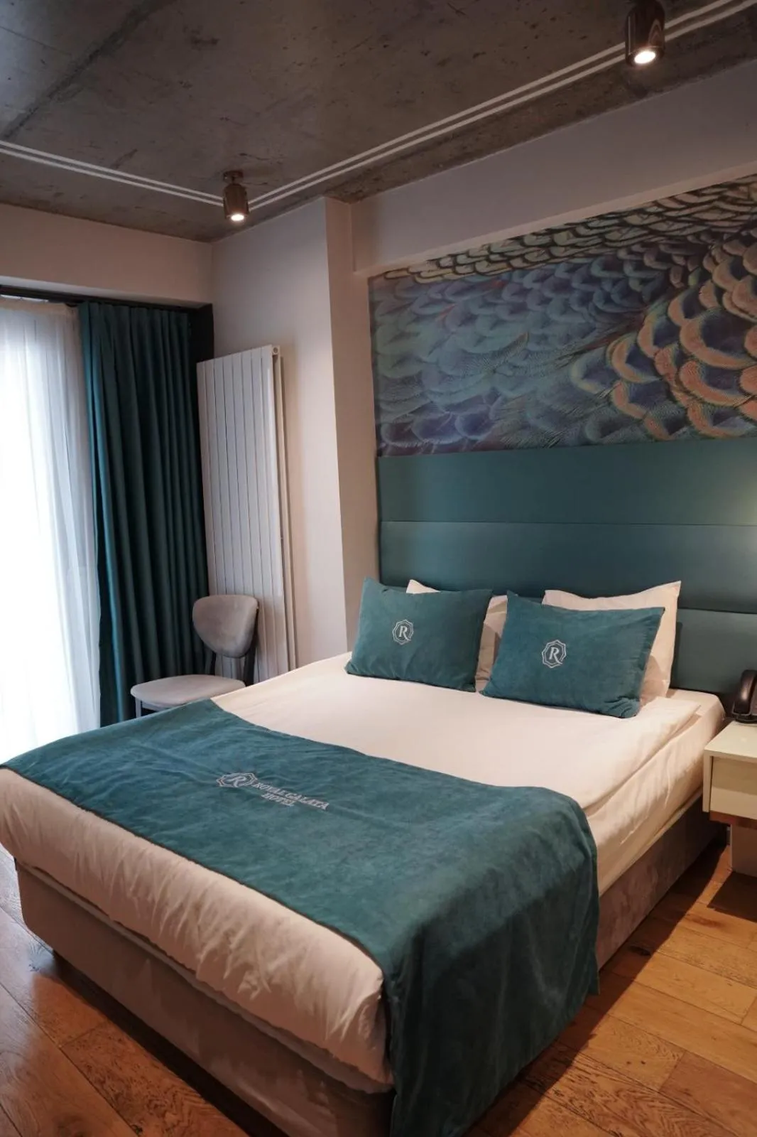 Bed in Royal Galata Hotel