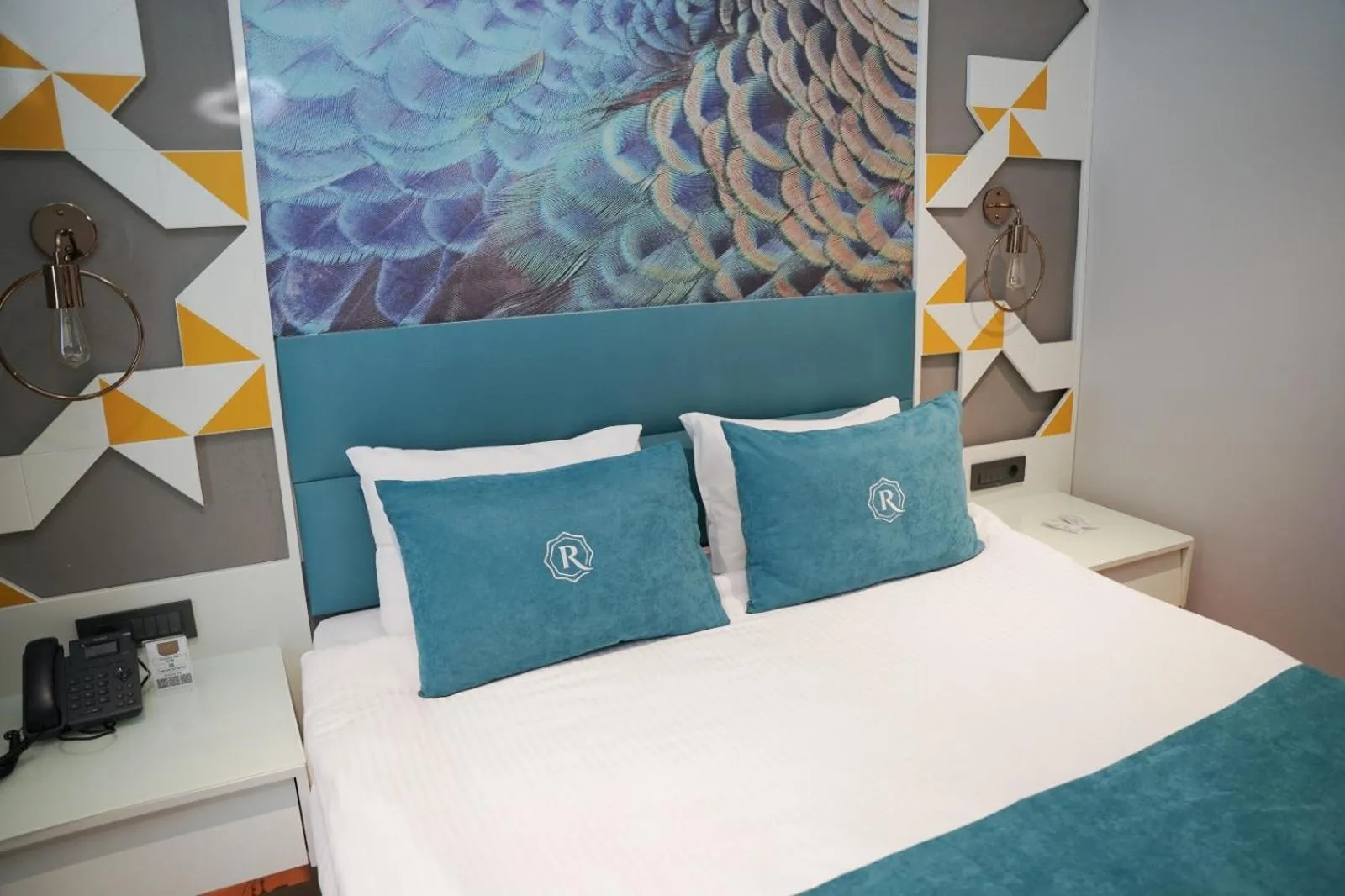 Bed in Royal Galata Hotel