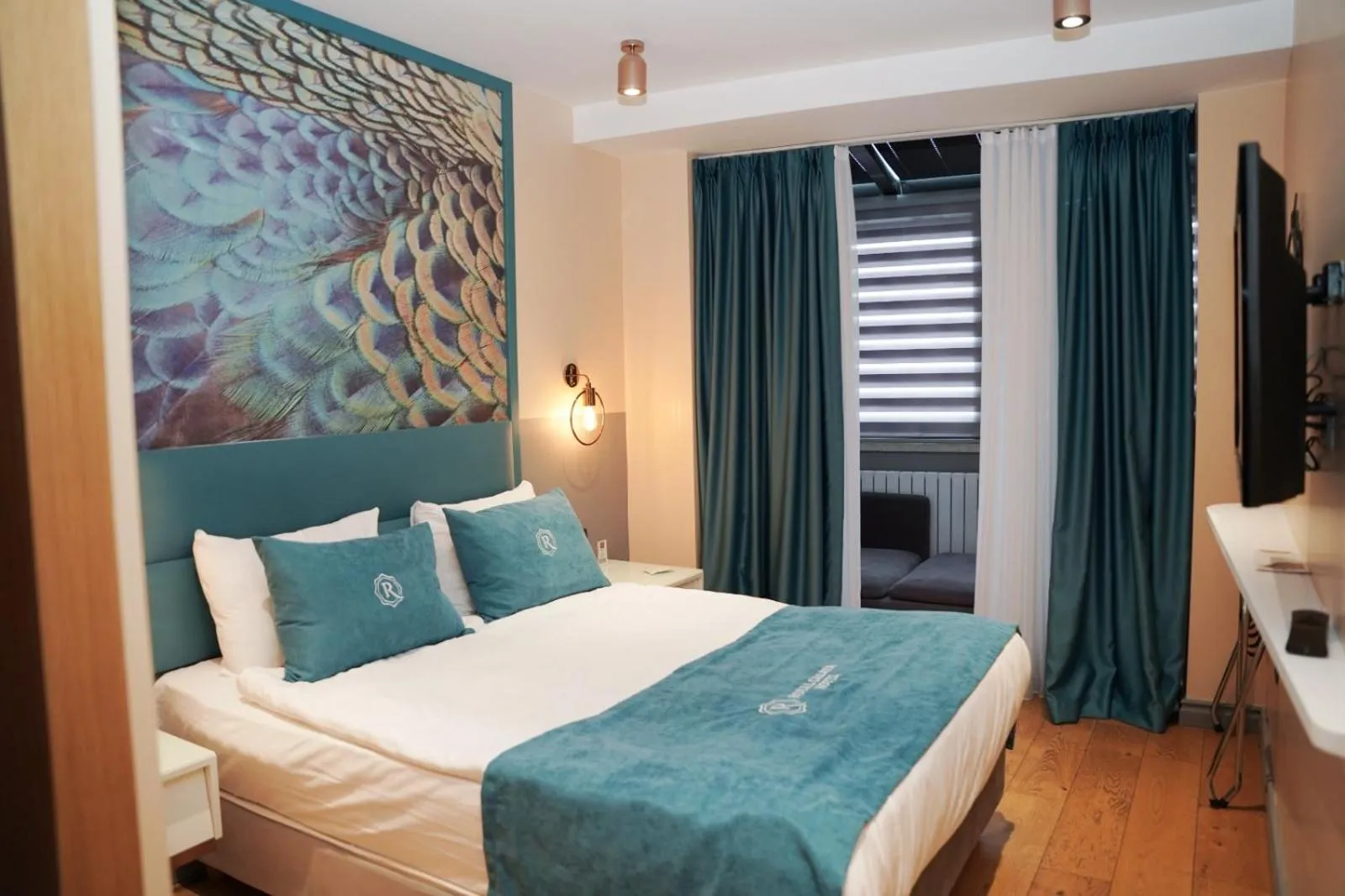 Bed in Royal Galata Hotel