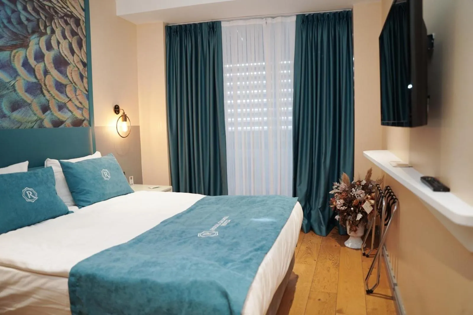 Bed in Royal Galata Hotel