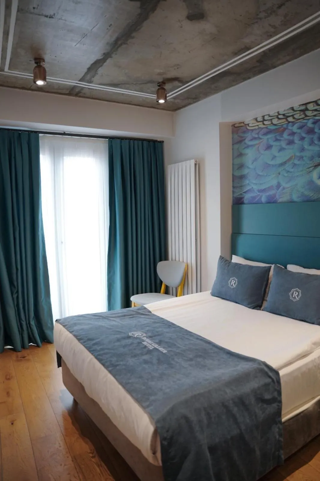 Bed in Royal Galata Hotel