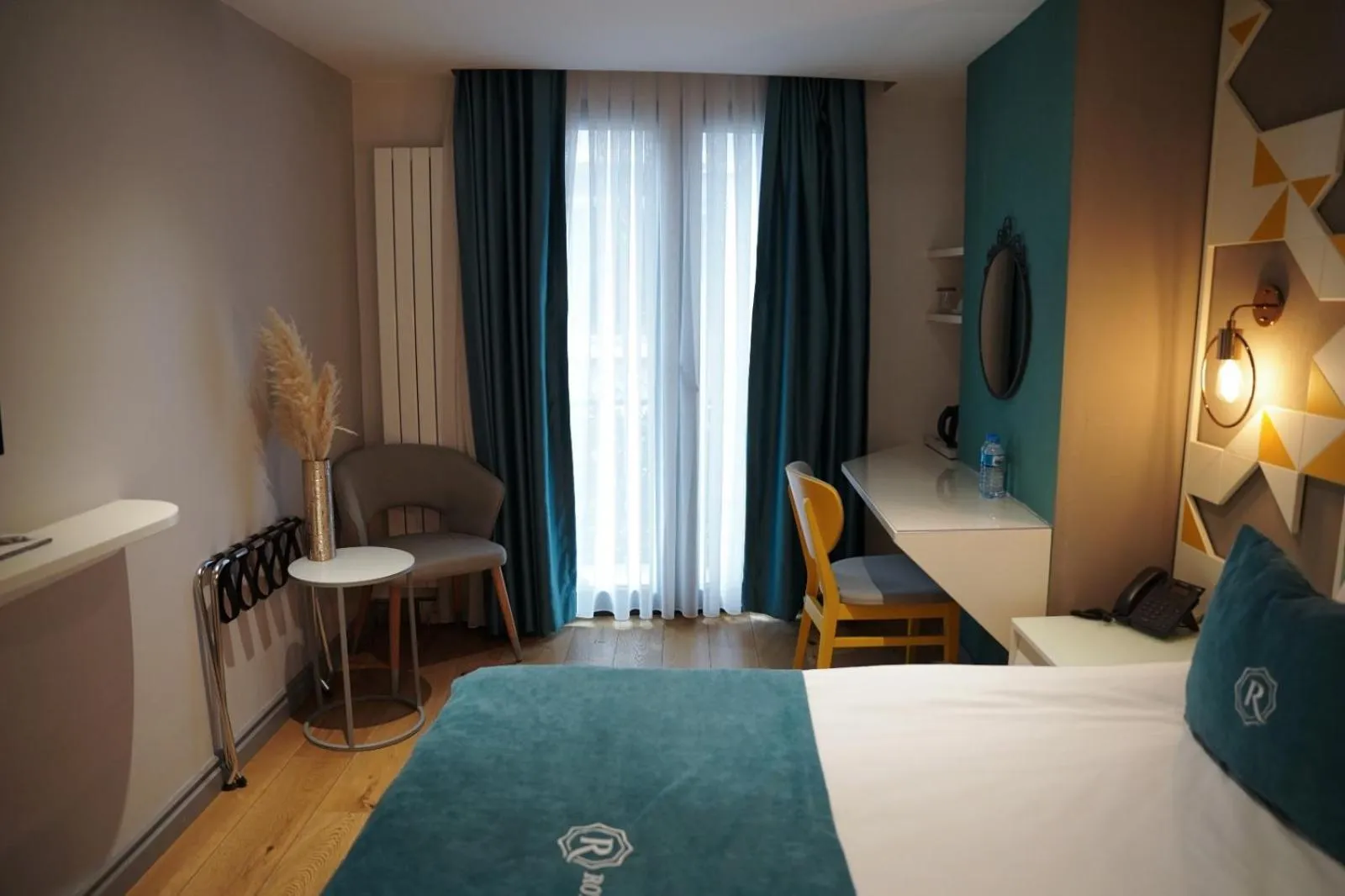 Bed in Royal Galata Hotel