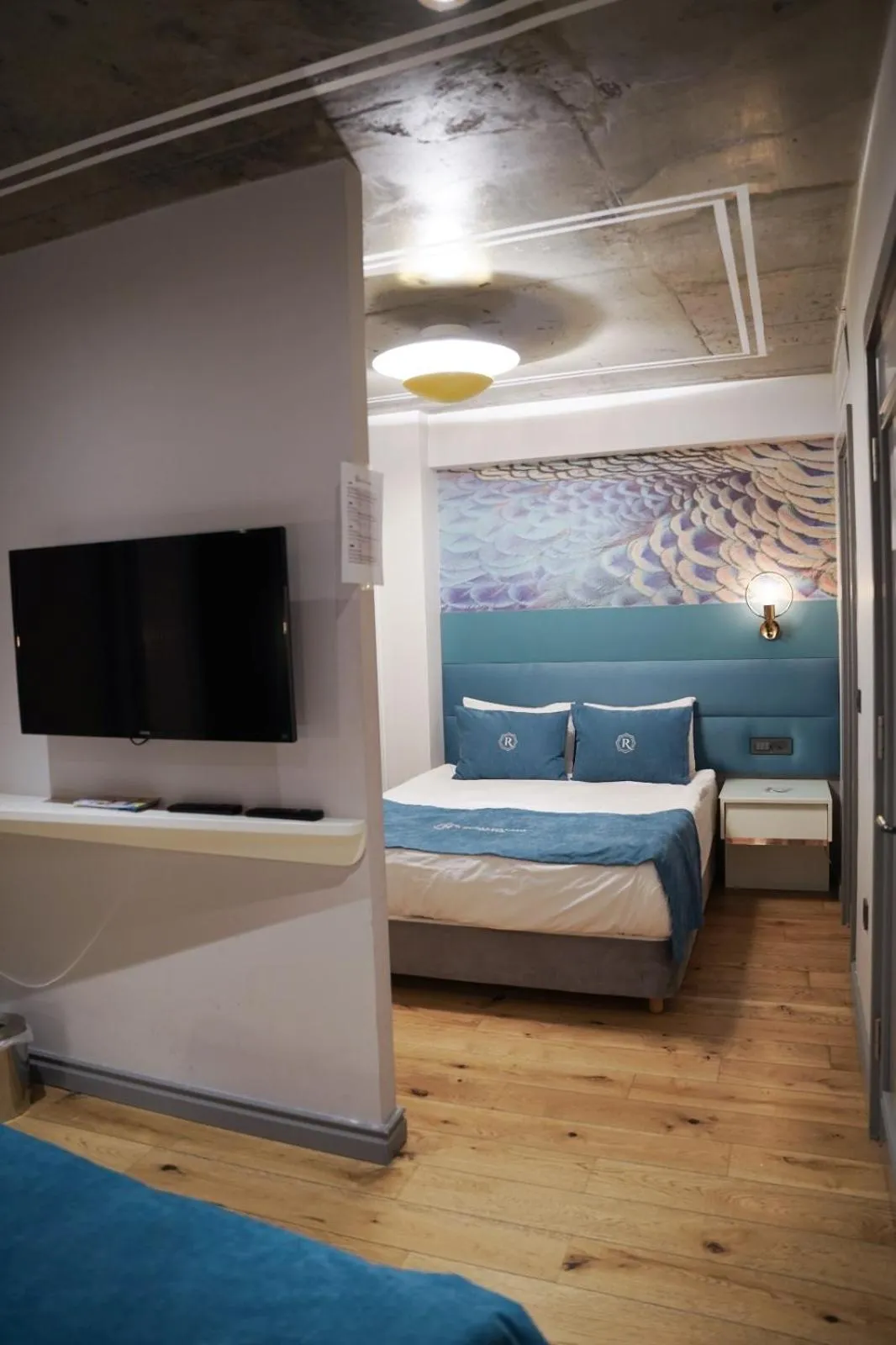 Bed in Royal Galata Hotel