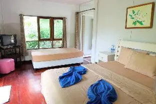 Bed in Koh kood Neverland beach resort