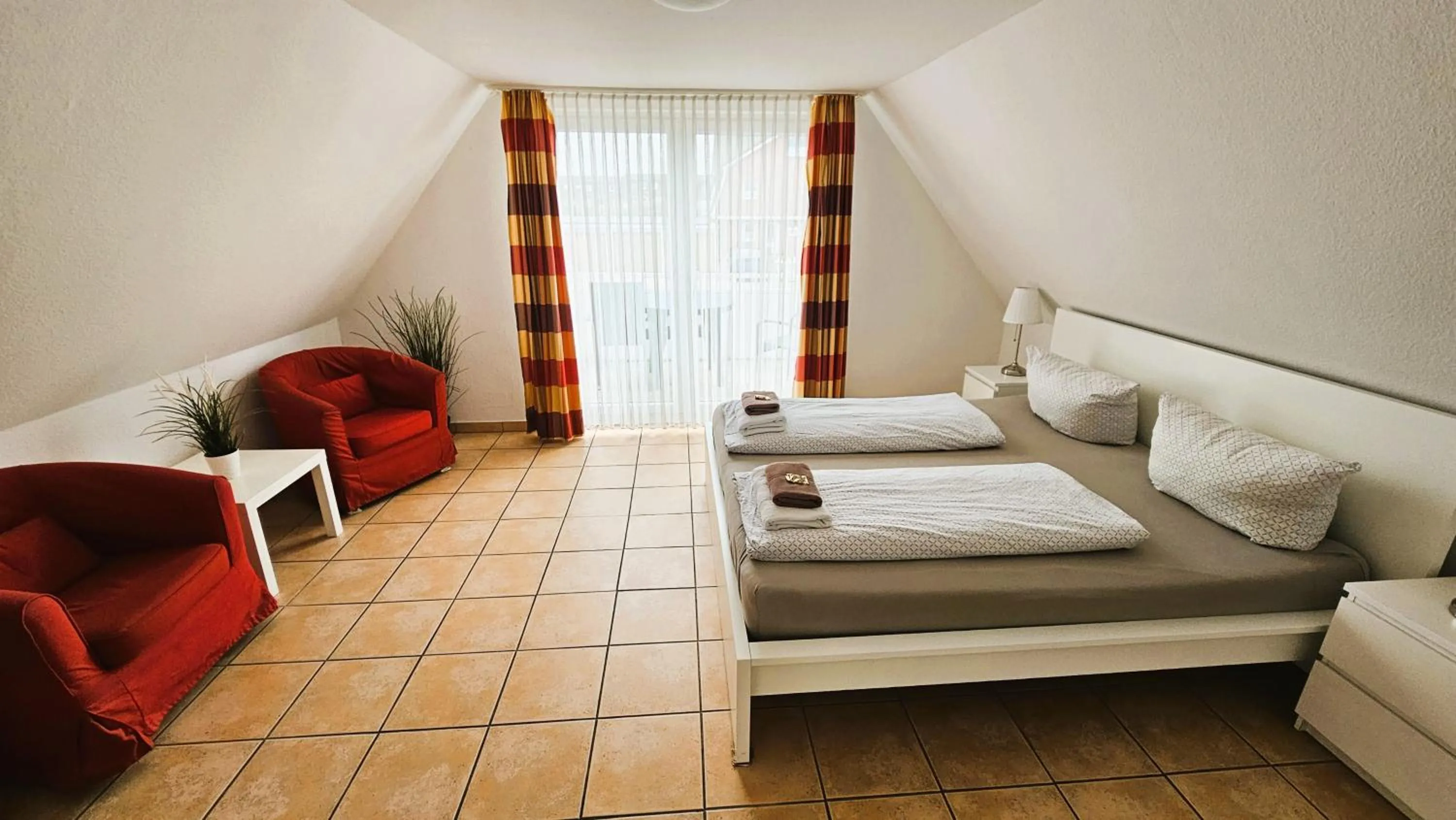 Bed in Hotel Dorfkrug Büsum