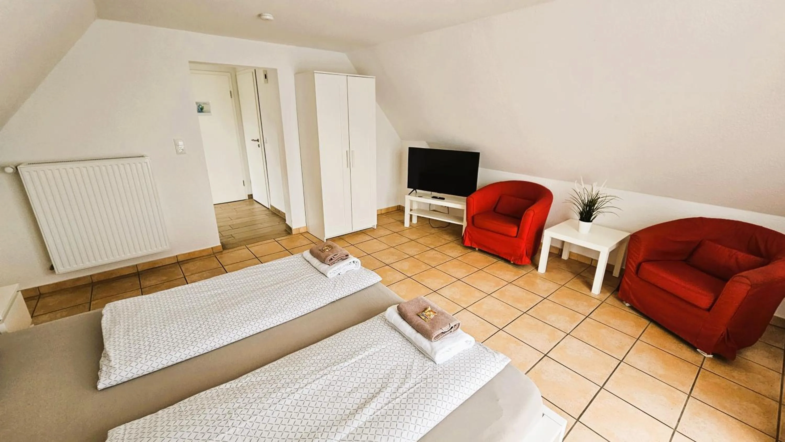 Bed in Hotel Dorfkrug Büsum