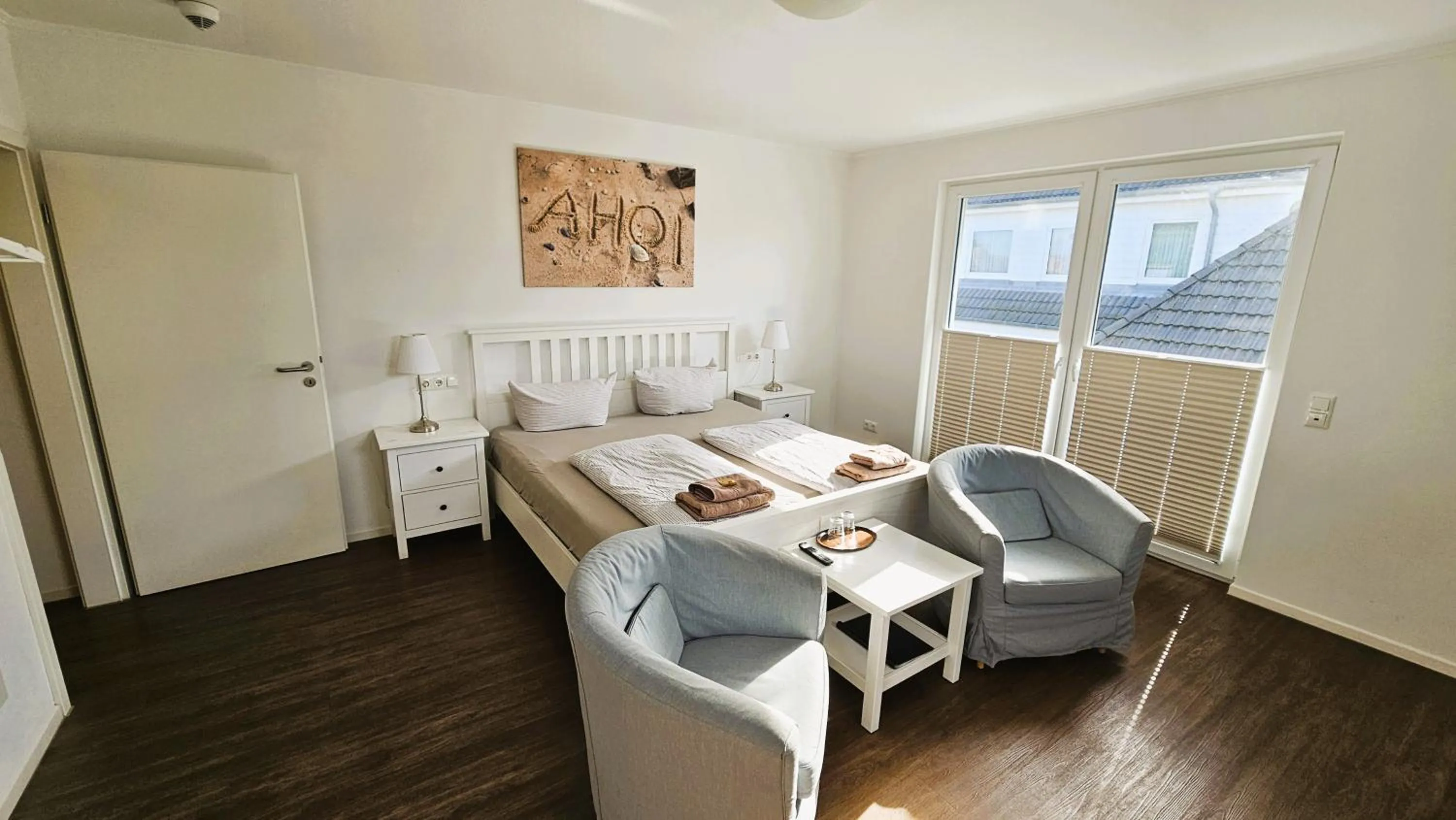 Bed in Hotel Dorfkrug Büsum