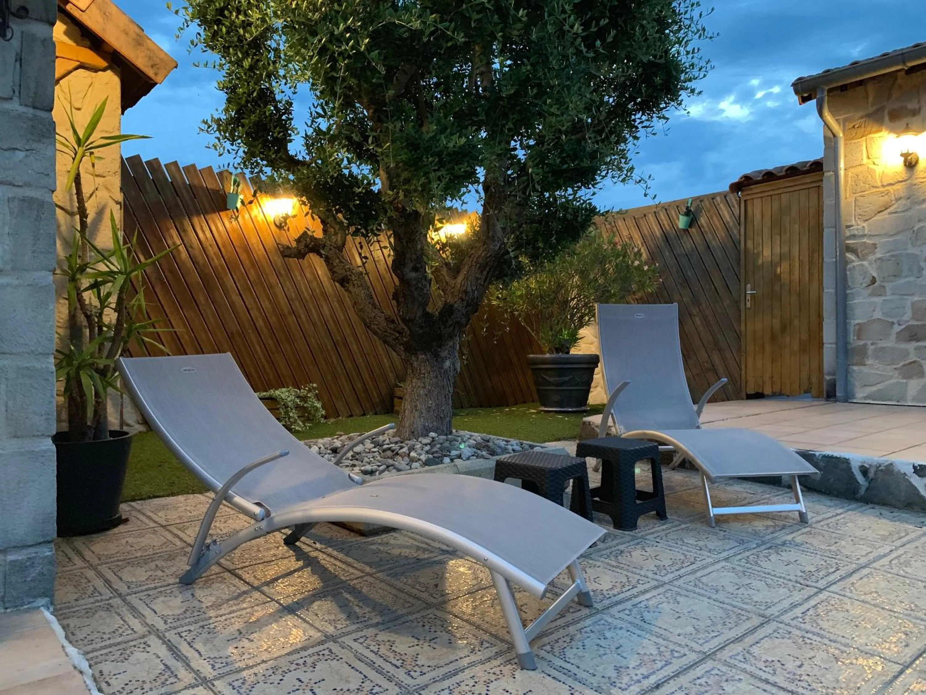 Patio in Villa Escandia