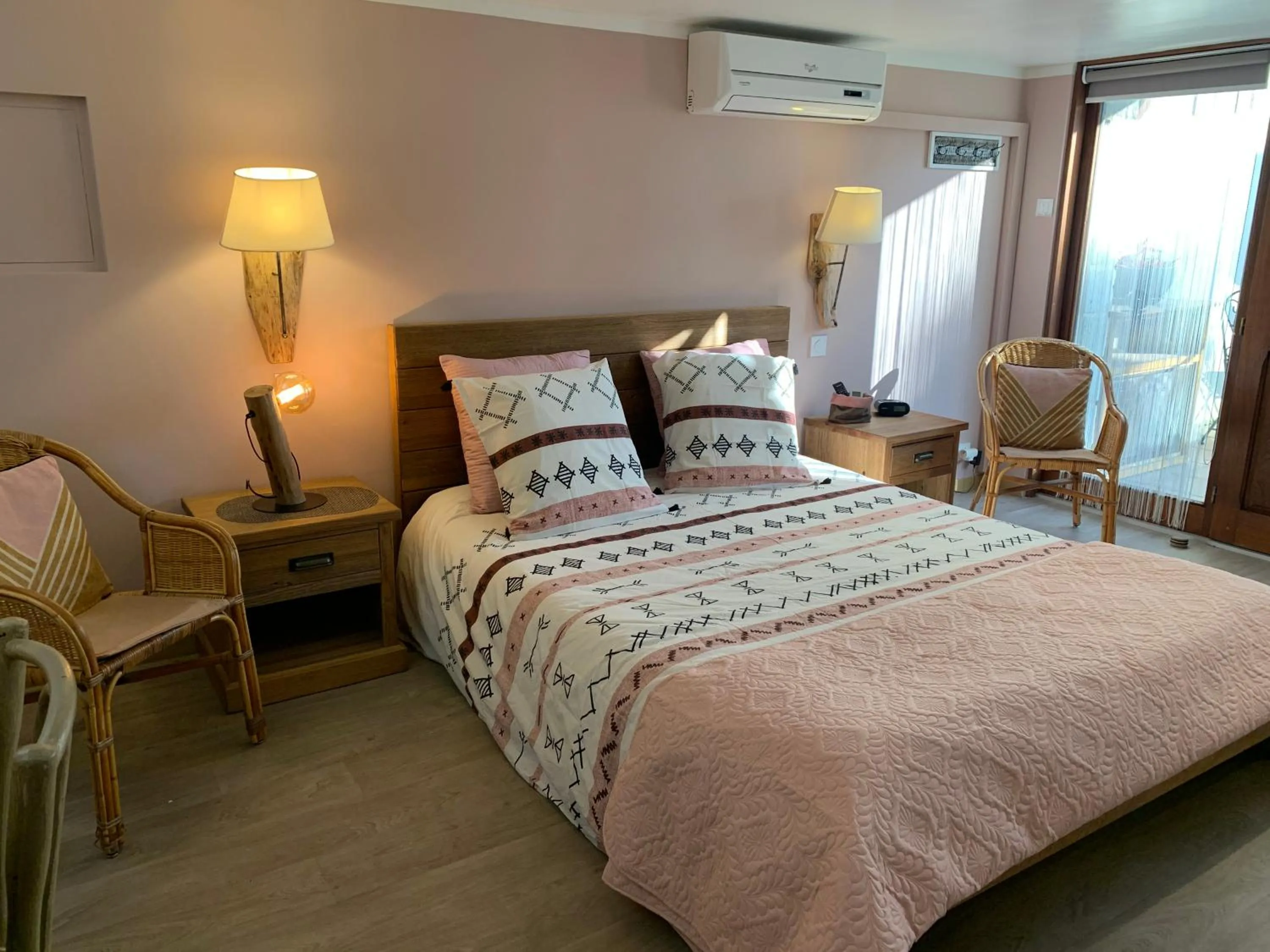 Bed in Villa Escandia