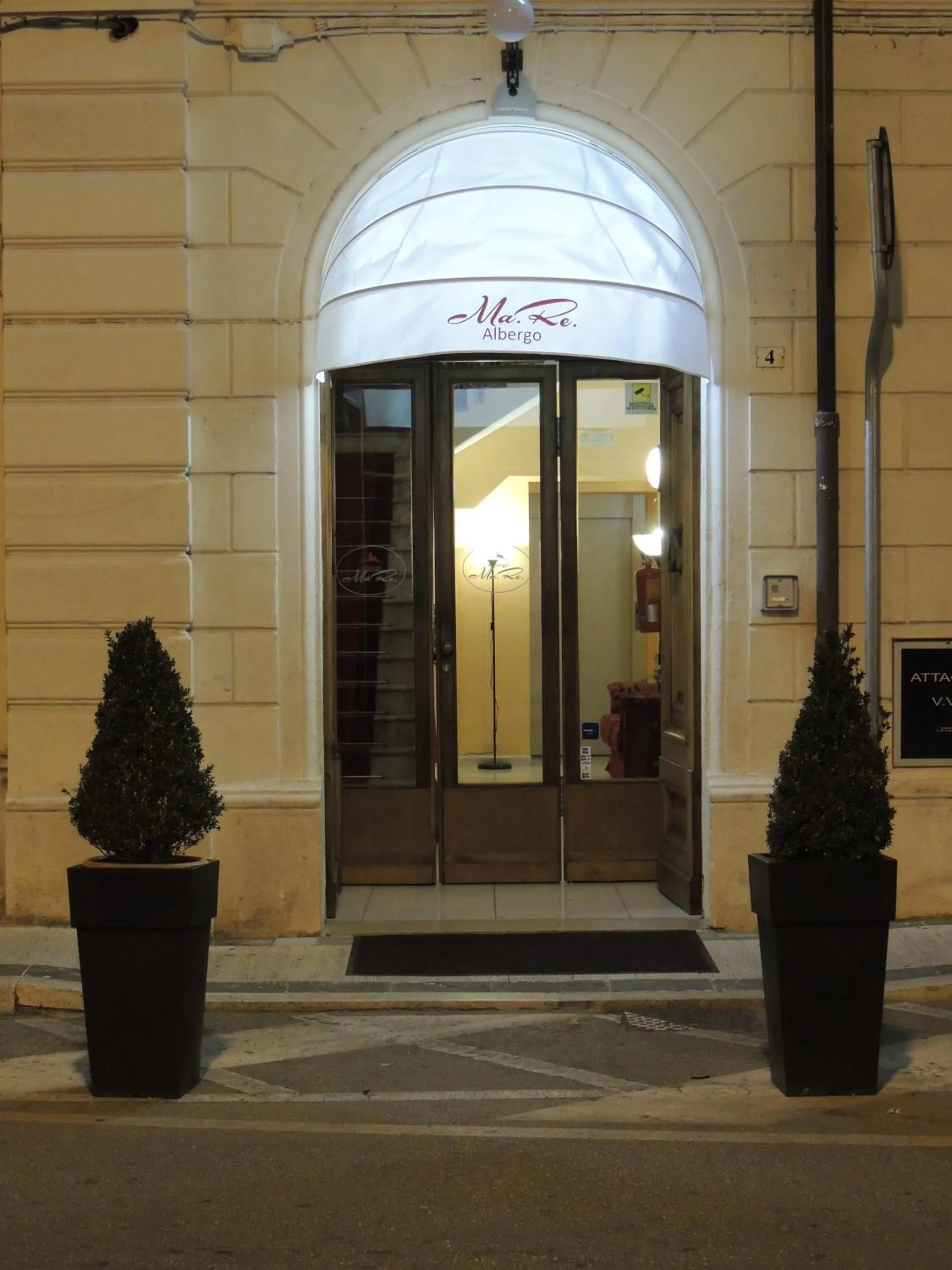 Facade/entrance in Albergo Ma.Re